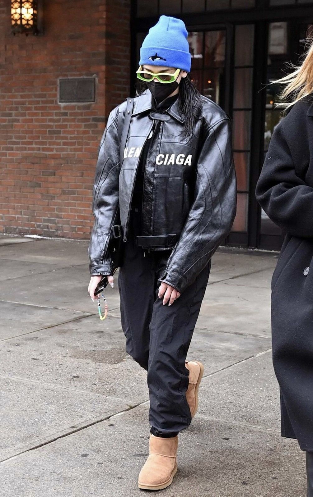 Balenciaga 🔥RUNWAY🔥Balenciaga Oversized Logo Motorcycle Leather Jacket Size US S / EU 44-46 / 1 - 3 Thumbnail