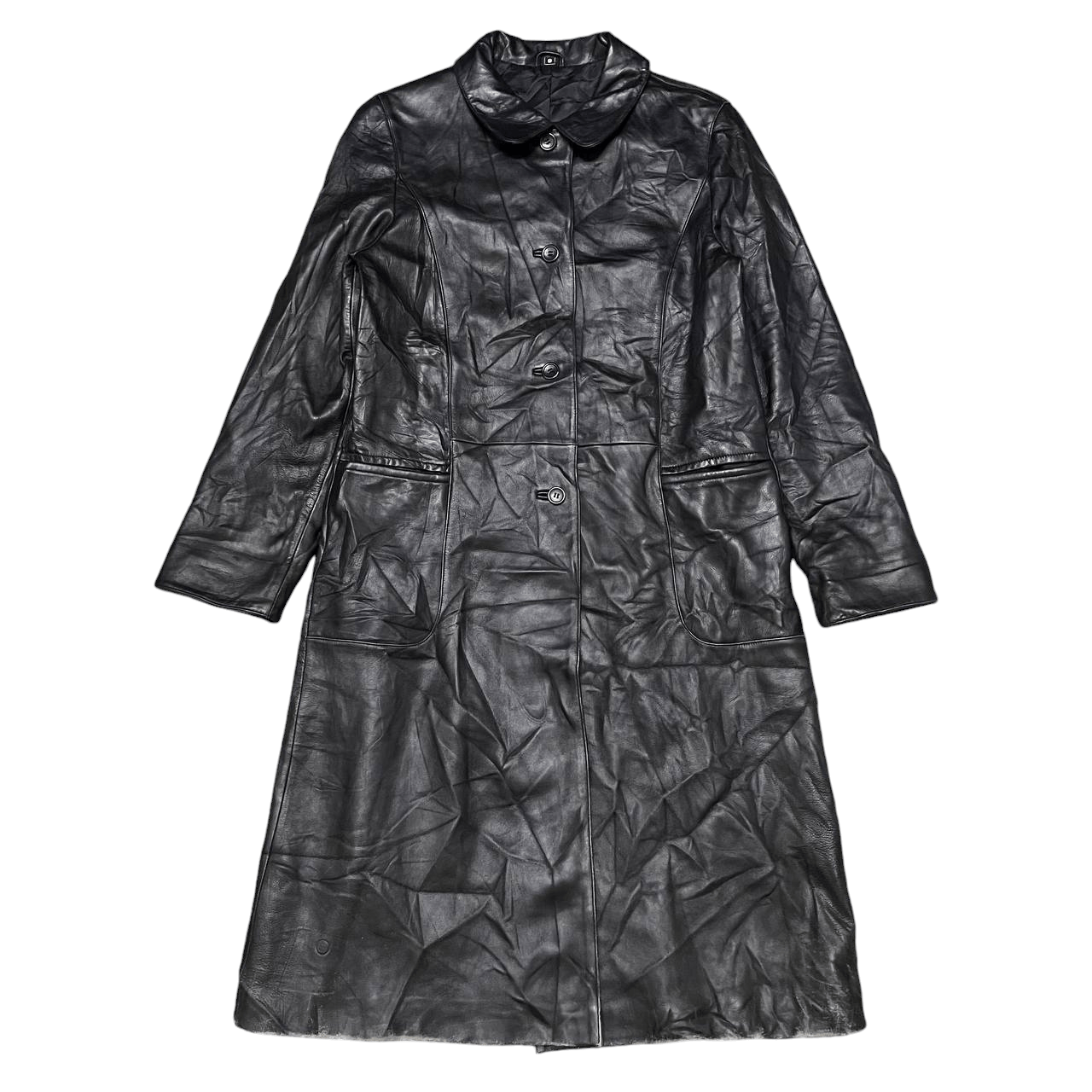 Leather Vintage Bel Gusto Leather Jacket Long Coat Size US S / EU 44-46 / 1 - 1 Thumbnail