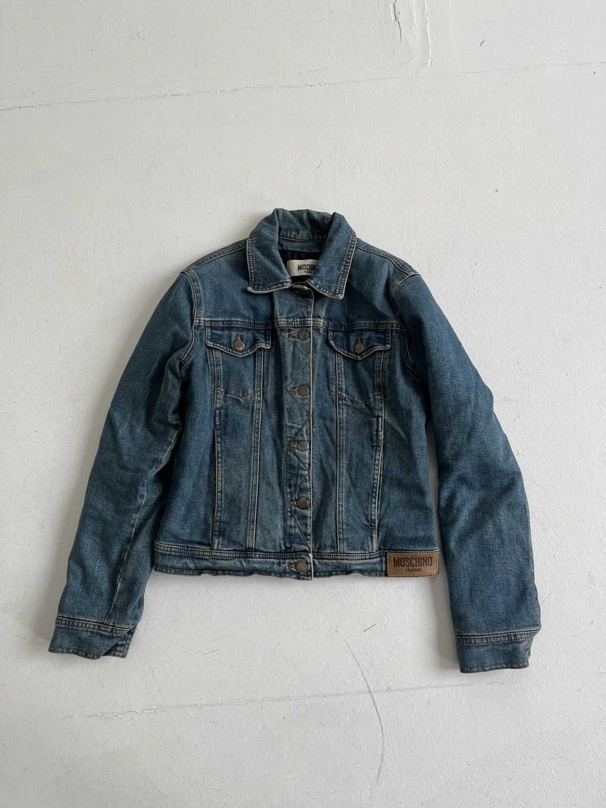 Moschino Vintage 2000s Moschino Star truck denim jacket Size US S / EU 44-46 / 1 - 1 Thumbnail
