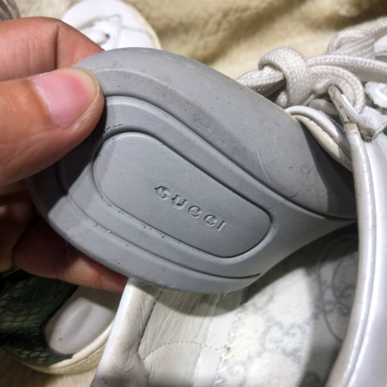 Gucci Gucci Ace Heart Low top sneakers Size US 6 / IT 36 - 11 Thumbnail