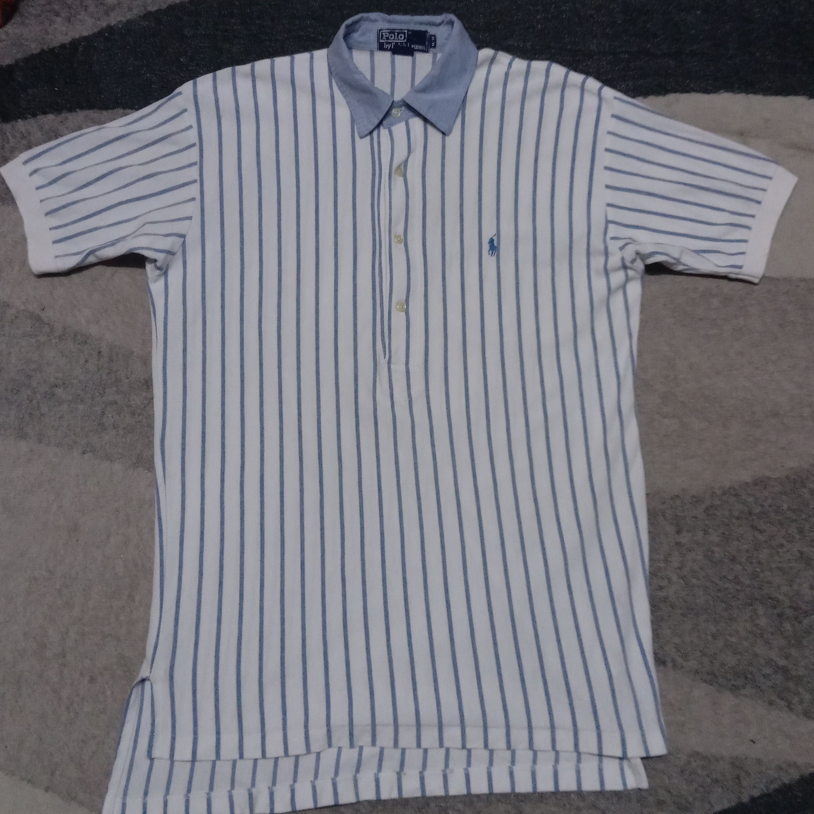 Polo Ralph Lauren Rare vintage 90s Polo Ralph Lauren stripe shirt Size US L / EU 52-54 / 3 - 1 Thumbnail