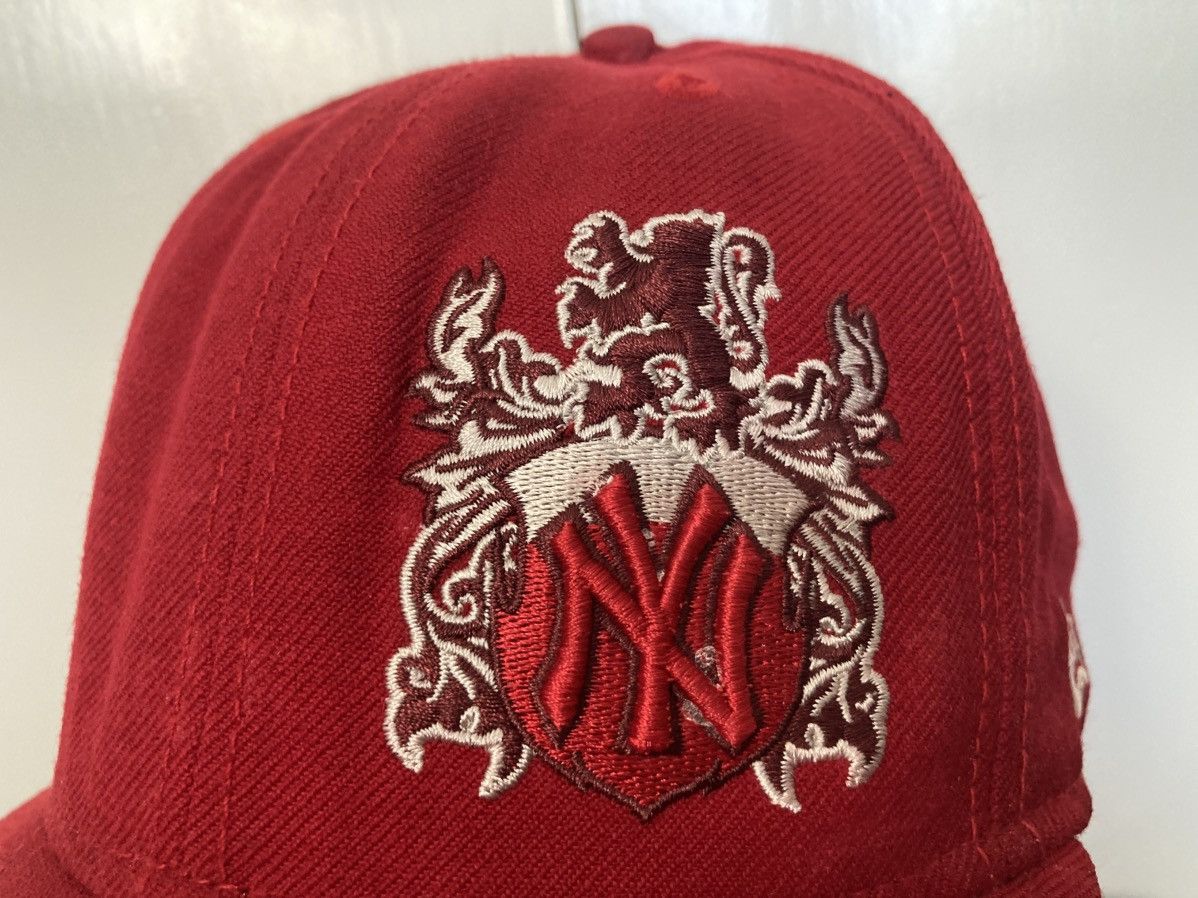 MLB NEW YORK YANKEES NEW ERA 59FIFTY RED HAT BASEBALL CAP FITTED Size ONE SIZE - 6 Thumbnail