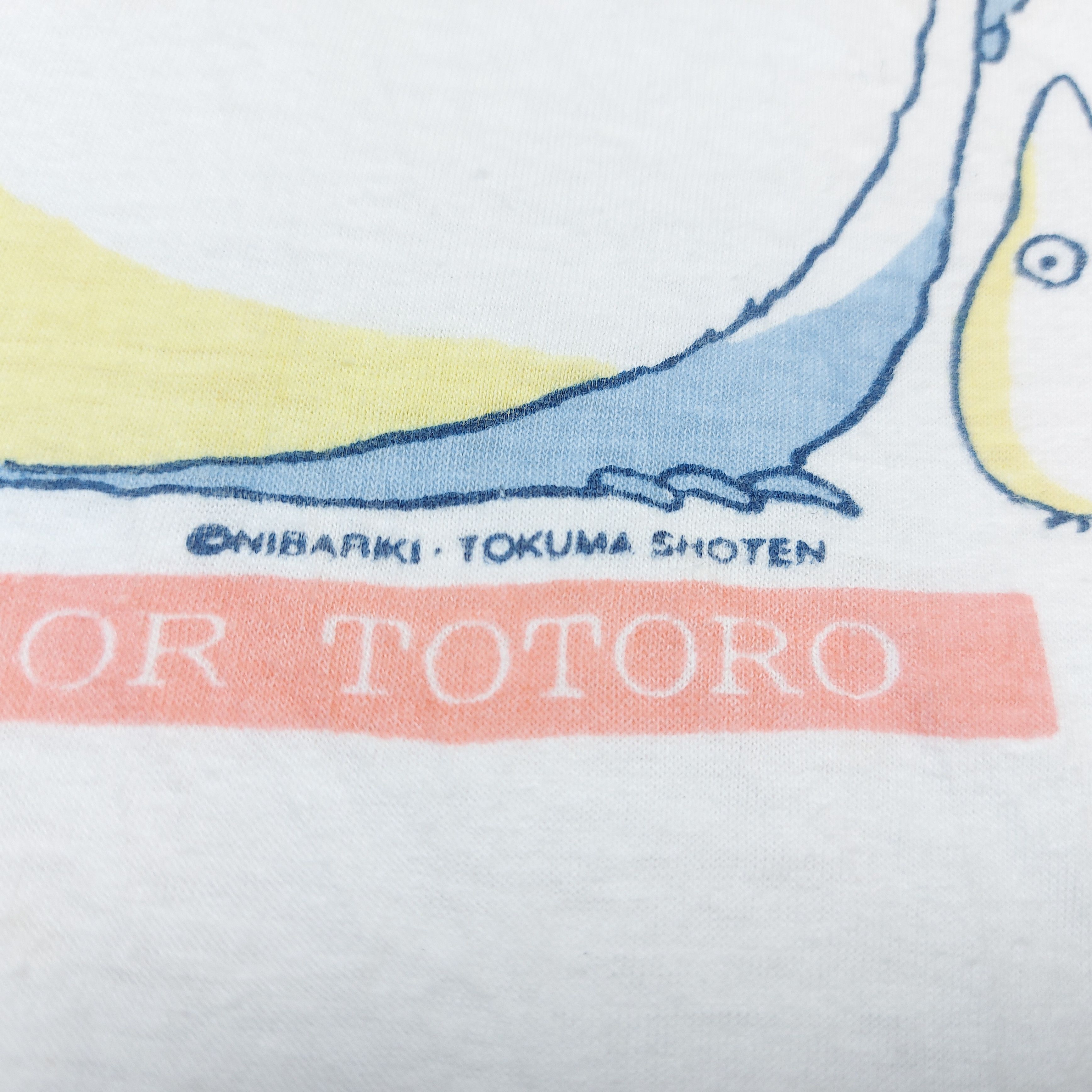 Anime Vintage 90s My Neighbor Totoro Studio Ghibli Collection TEE Size US L / EU 52-54 / 3 - 3 Thumbnail