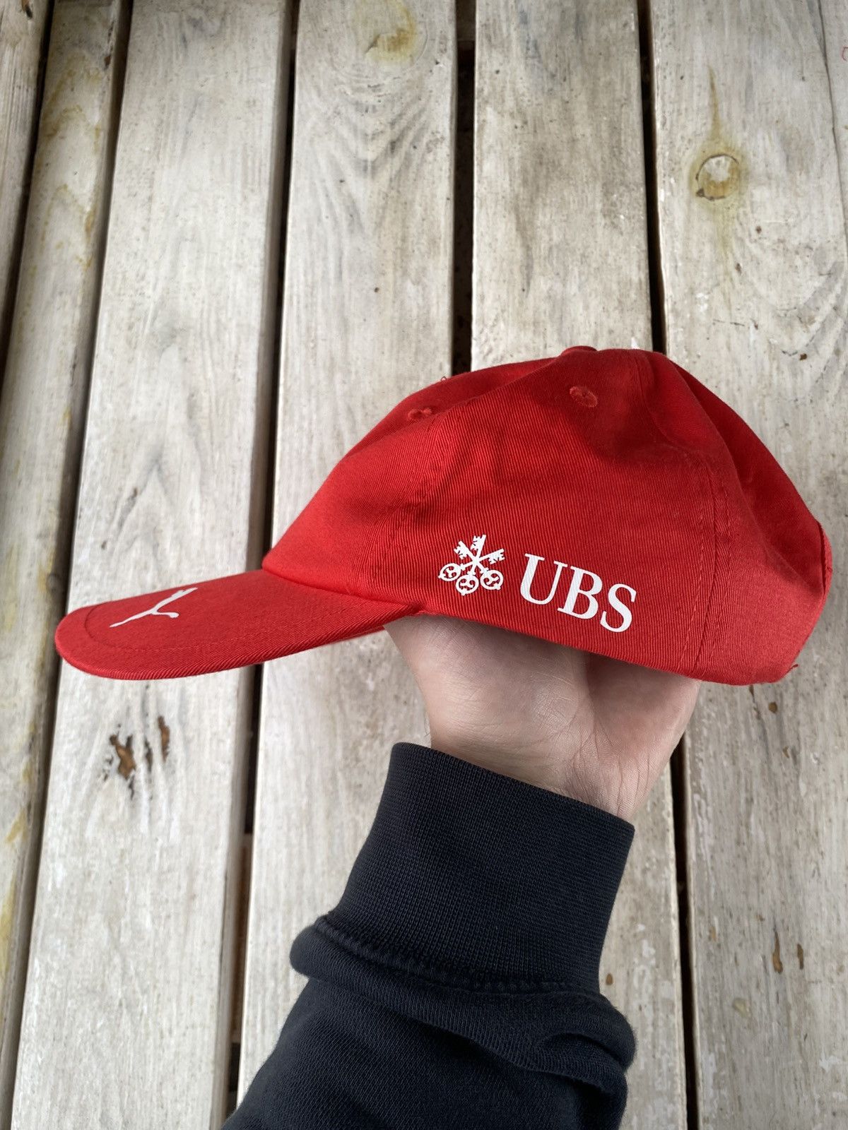 Puma 🔥Puma Swiss Soccer Team UBS Baseball Sport CAP HAT Size ONE SIZE - 2 Thumbnail