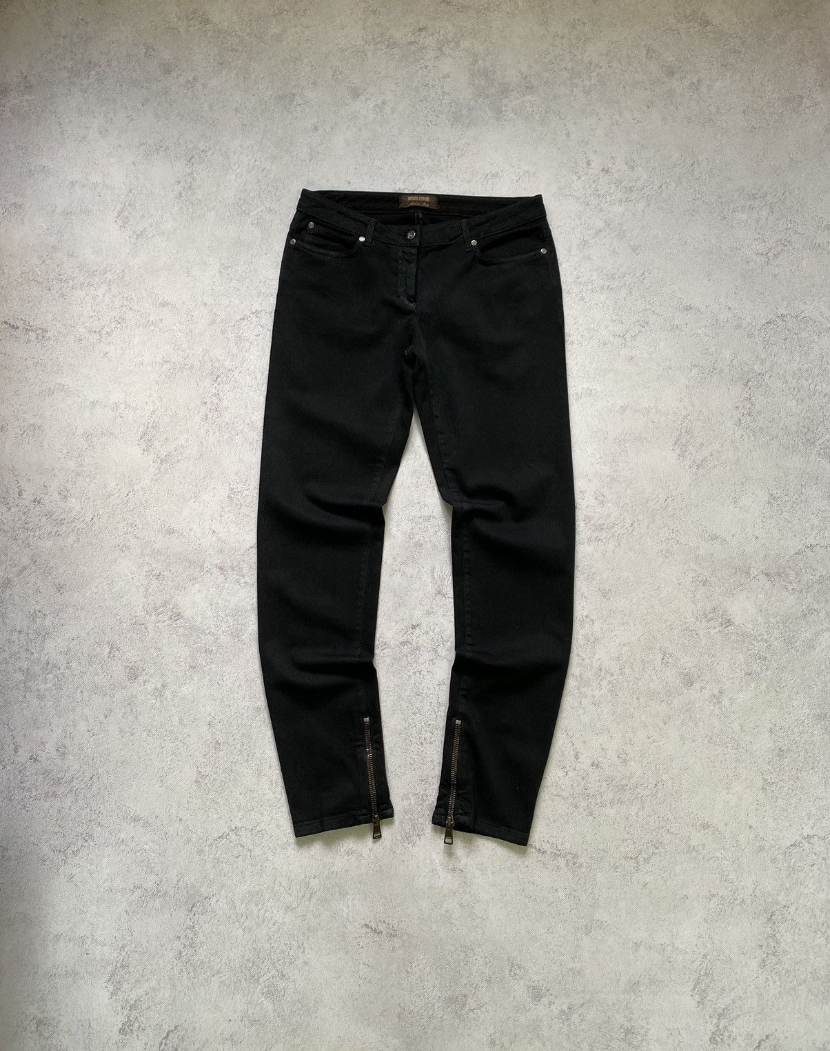 Roberto Cavalli Women’s Avant Garde Roberto Cavalli Denim Pants Size 42 Size 28" / US 6 / IT 42 - 1 Thumbnail
