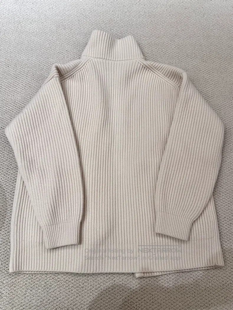 Hermes Hermes Women's wool H pocket zipper outer, white Size XS / US 0-2 / IT 36-38 - 5 Thumbnail