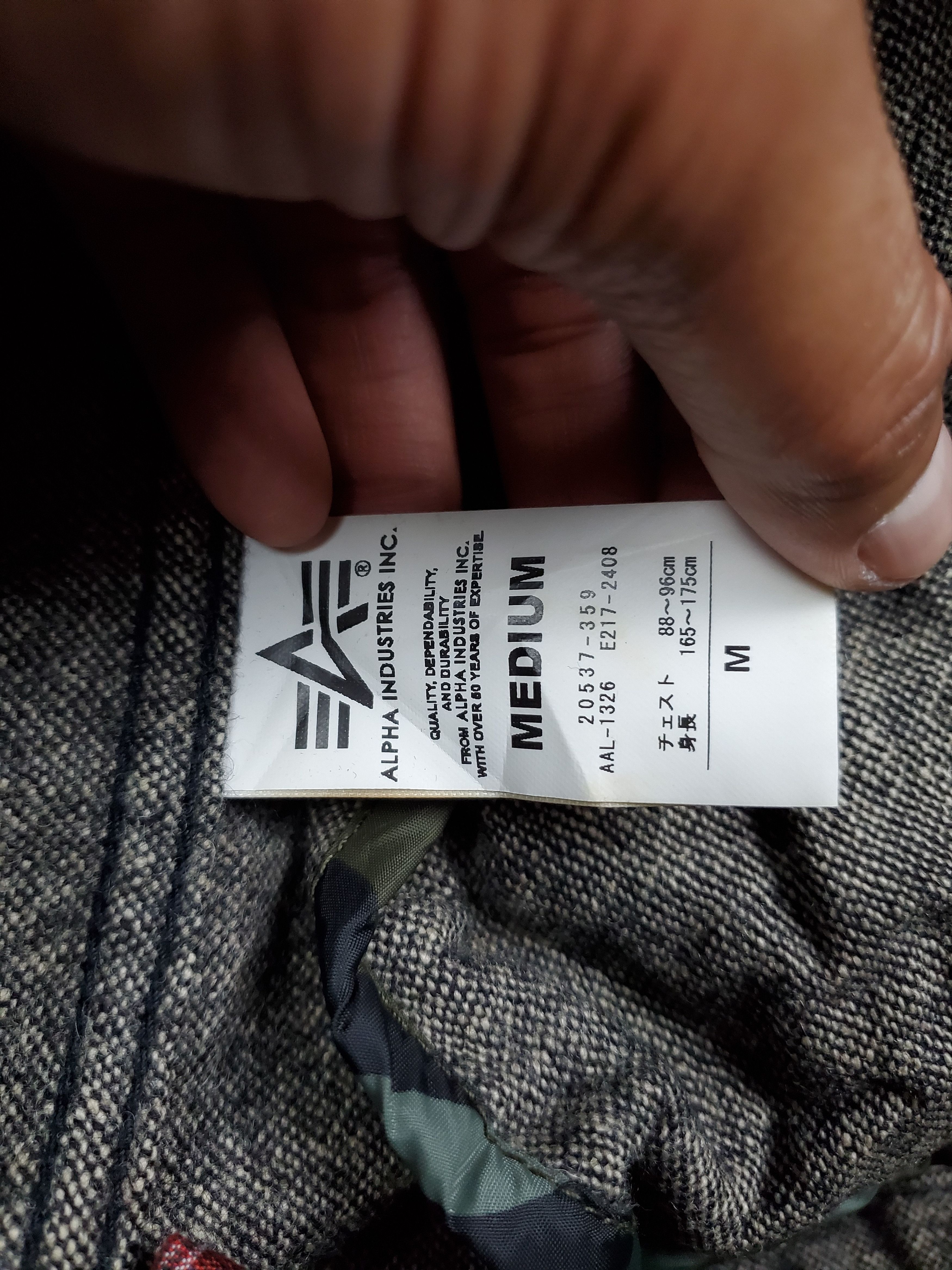 Alpha Industries × Vintage Vintage Wool Coat Jacket Alpha Industries Size US M / EU 48-50 / 2 - 11 Thumbnail