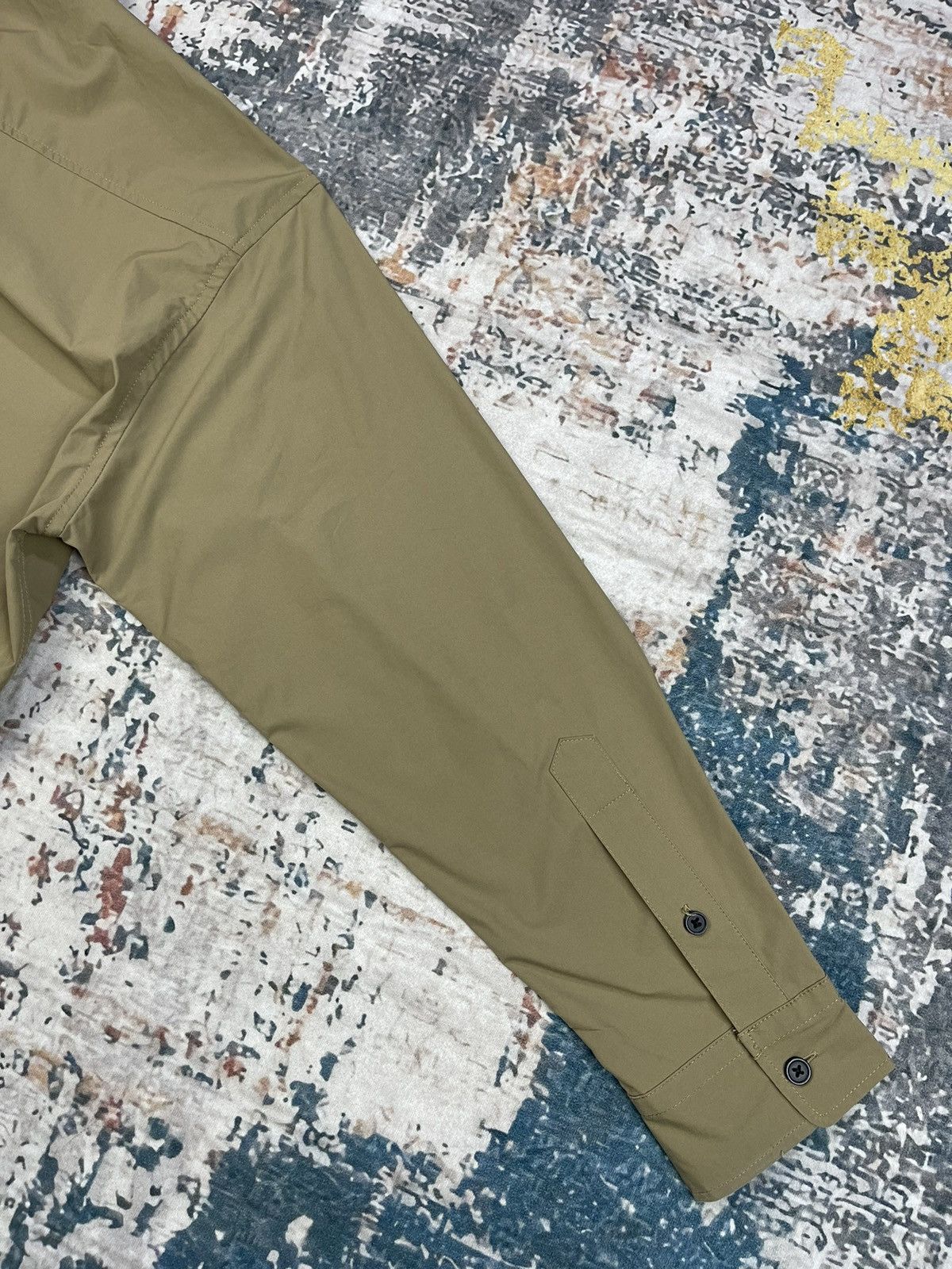 Beams Plus Tigora x Beams Design Khaki Boxy Silhouette Outdoor Shirt Size US M / EU 48-50 / 2 - 8 Thumbnail