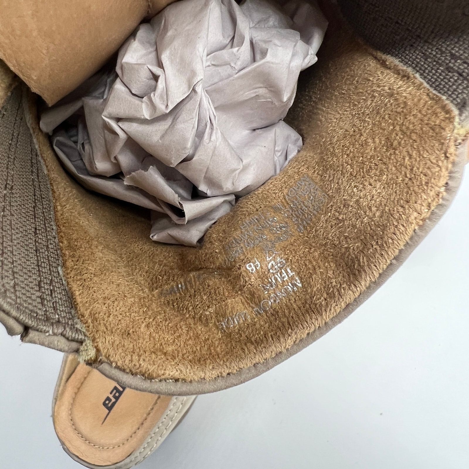 SKECHERS Earth Women's Size 9D Taupe Mules Nubuck Western Detailed Size US 9 / IT 39 - 10 Thumbnail