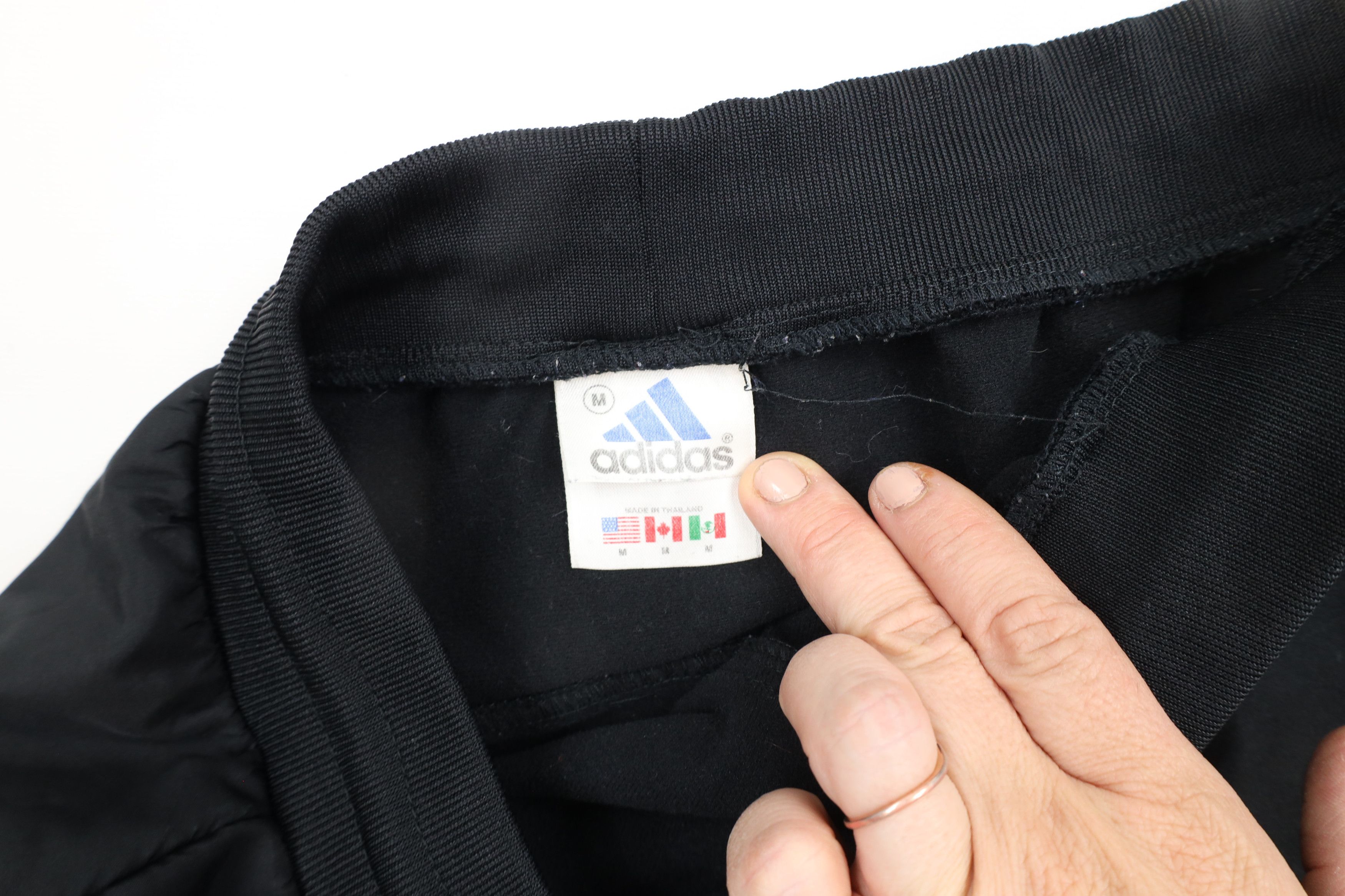 Adidas × Vintage Vintage 90s Adidas Reflective Stripes Tapered Leg Sweatpants Size US 34 / EU 50 - 7 Thumbnail