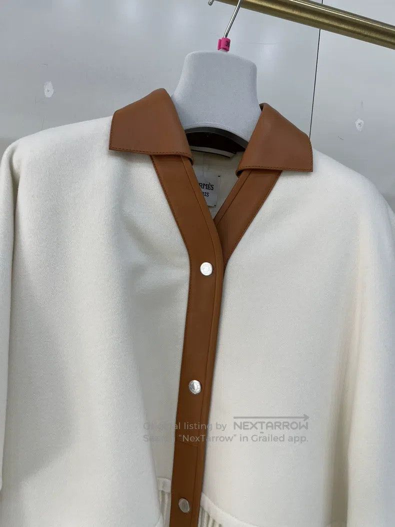 Hermes Hermes Cloak Fringe Coat Size XS / US 0-2 / IT 36-38 - 2 Thumbnail