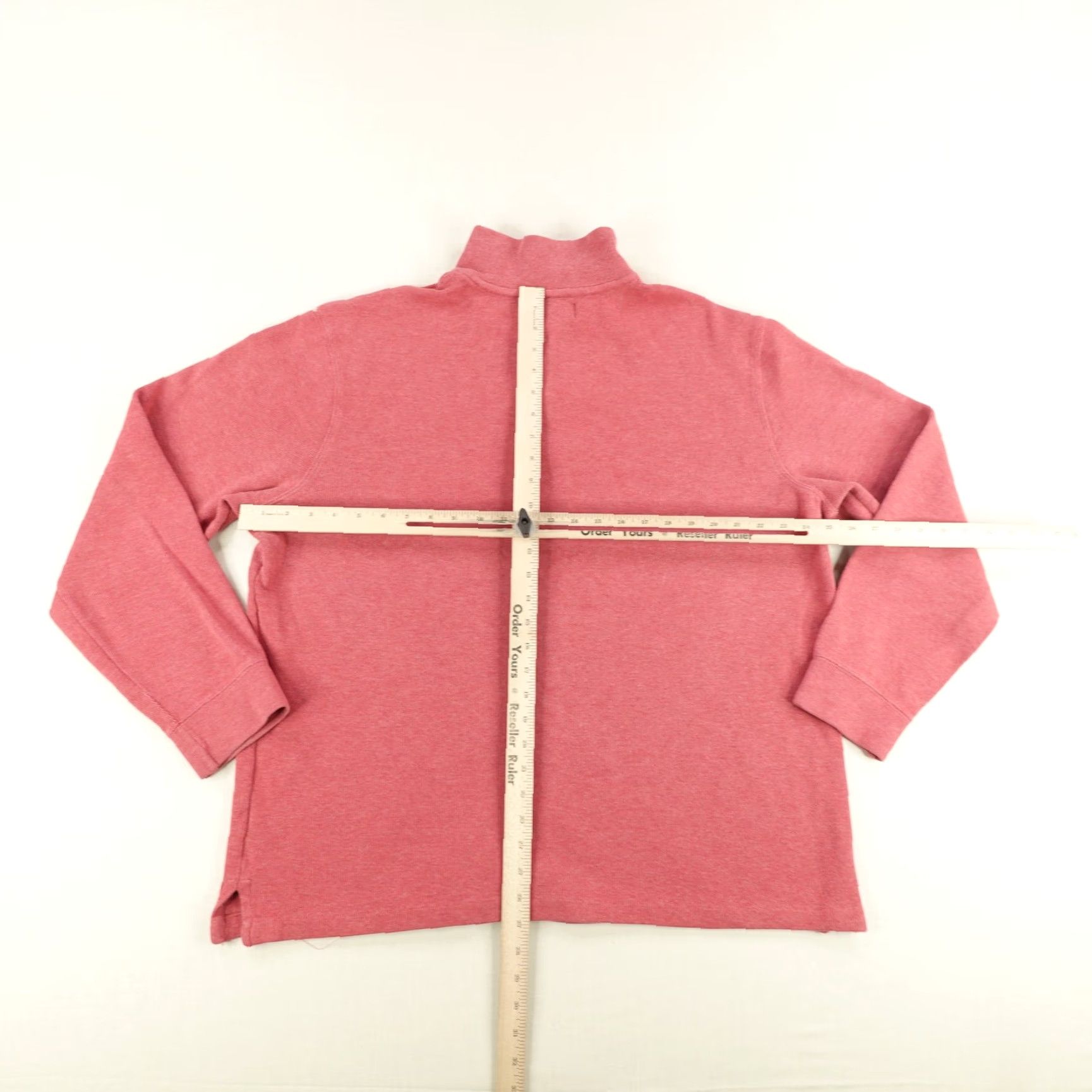 Polo Ralph Lauren Polo Ralph Lauren Sweater Mens XL Red 1/4 Zip Mock Neck Pullover Classic Pony Size US XL / EU 56 / 4 - 4 Thumbnail