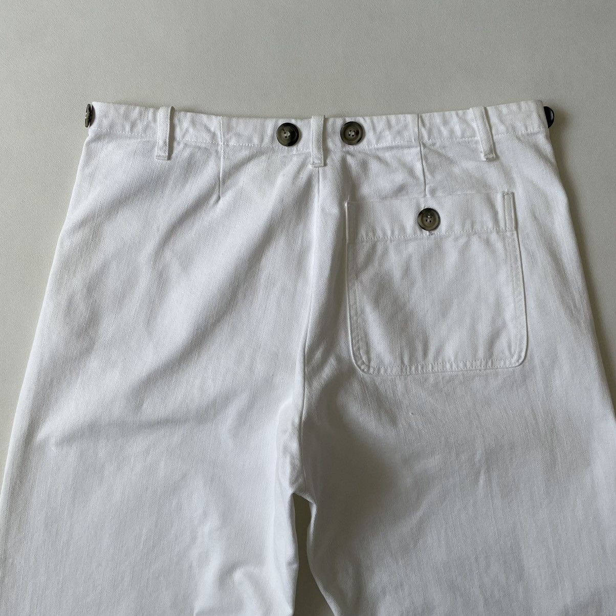 Maison Margiela S/S 02 White Cotton Work Pants Size US 32 / EU 48 - 14 Thumbnail