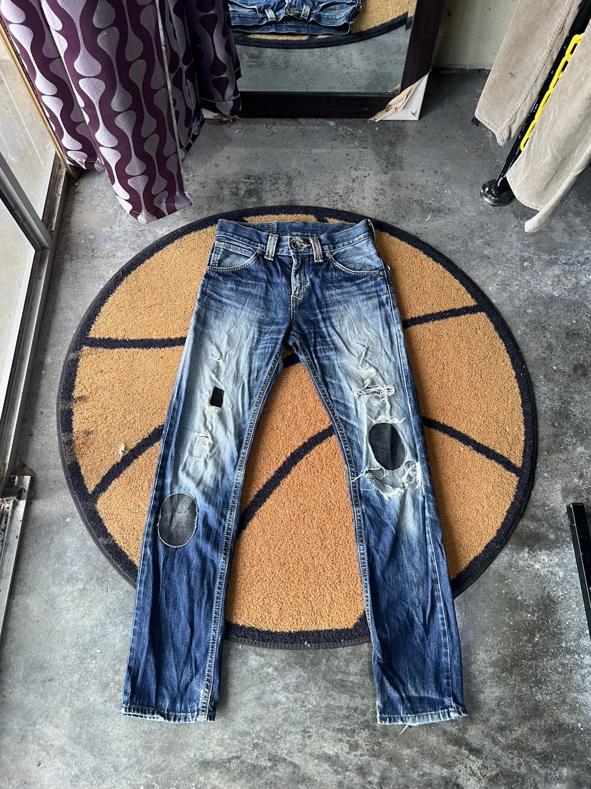 Edwin 🔥Rare Edwin Exclusive Vintage Distressed Denim Size US 29 - 1 Thumbnail