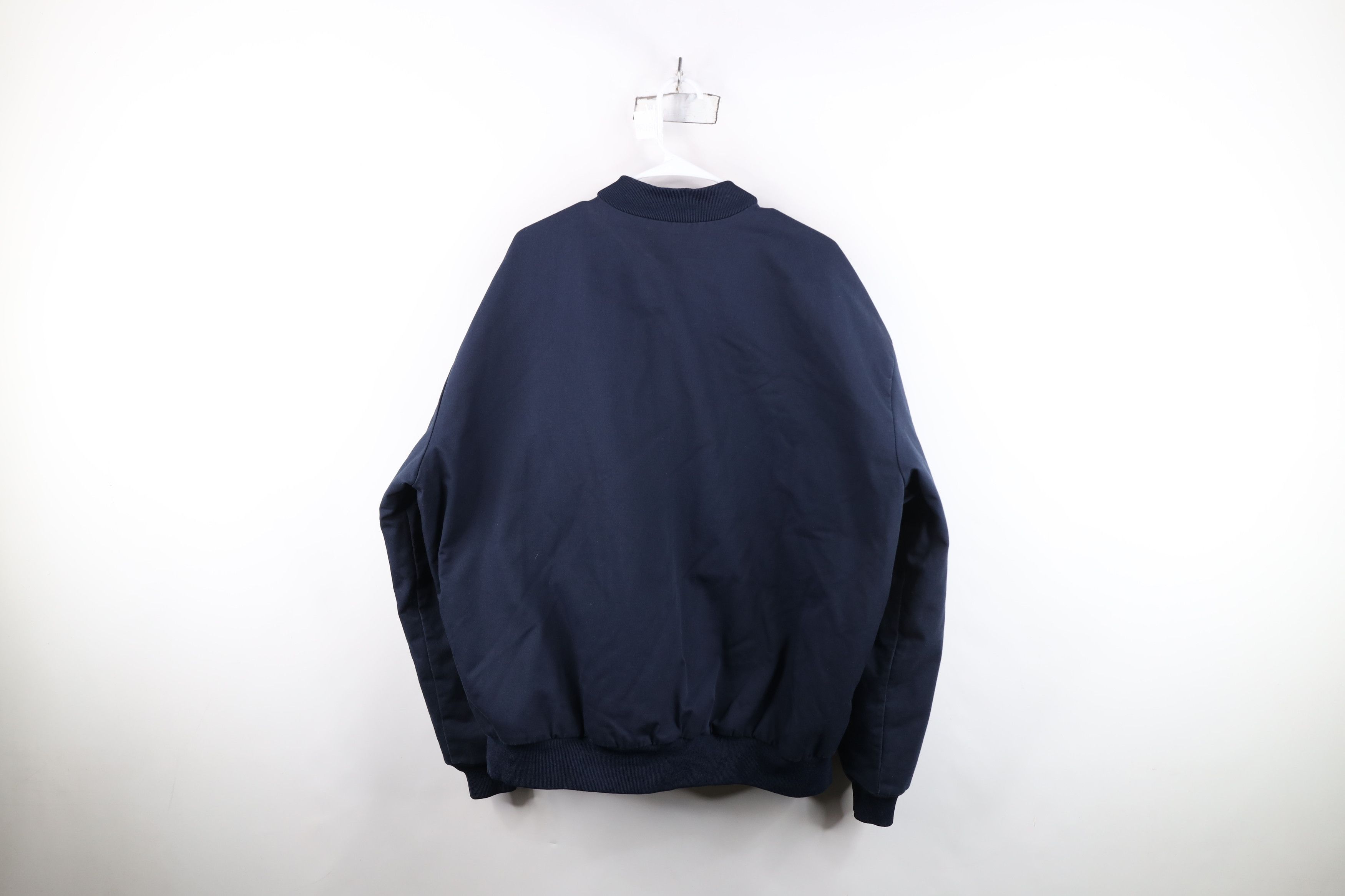 Vintage Vintage 90s Streetwear Quilted Workwear Bomber Jacket Blue Size US XXL / EU 58 / 5 - 12 Thumbnail