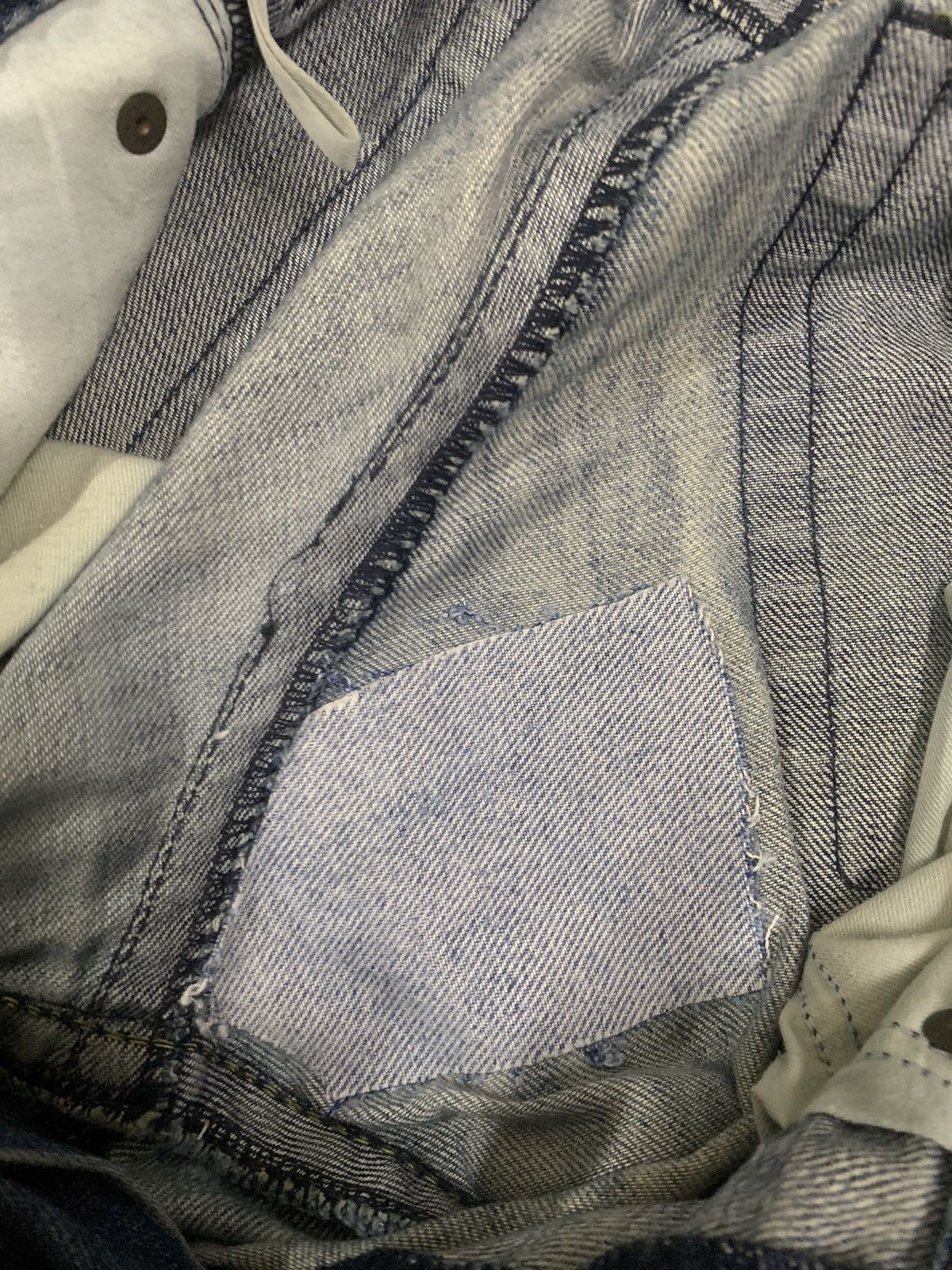 Giorgio Armani Vintage Giorgio Armani J09 Mud Washed Baggy Jeans Size US 33 - 18 Thumbnail