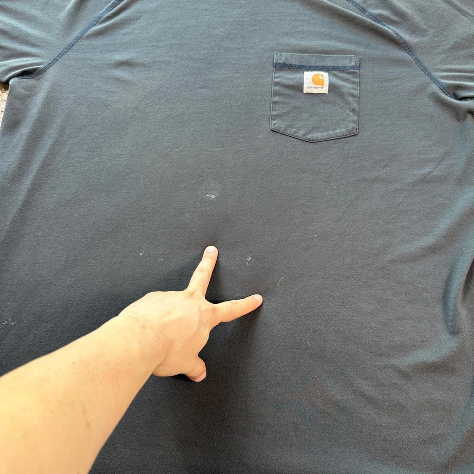 Carhartt Carhartt Force Relaxed Fit Pocket T Shirt Mens 2XL Charcoal Size US XXL / EU 58 / 5 - 6 Thumbnail