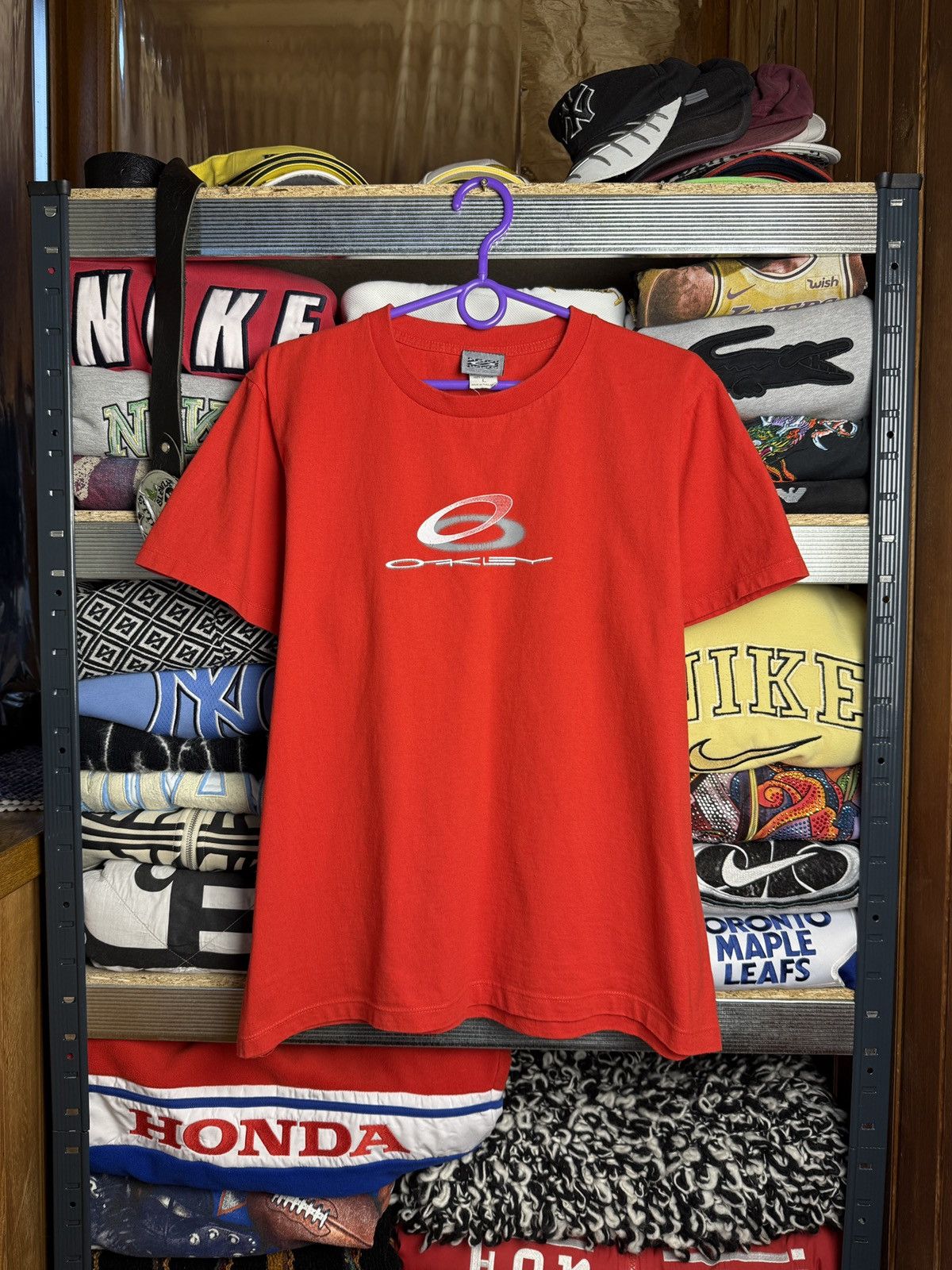 Oakley Vintage Oakley Software Tee Y2K Size US L / EU 52-54 / 3 - 1 Thumbnail