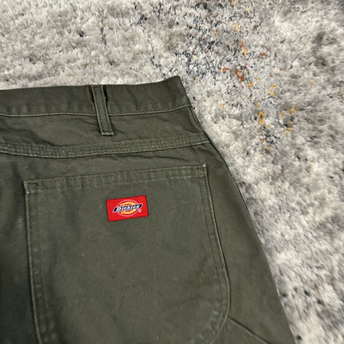 Dickies × Vintage Vintage y2k Essential dickies wide leg carpenter olive green Size US 40 / EU 56 - 3 Thumbnail