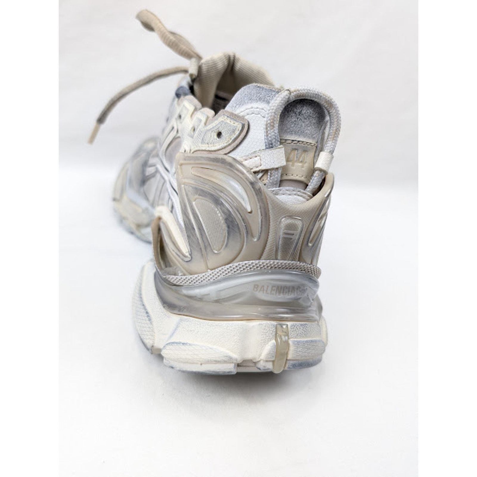 Balenciaga o1rshd1 Nylon/Suede/Mesh/w Runners in Beige Size US 12 / EU 45 - 11 Thumbnail