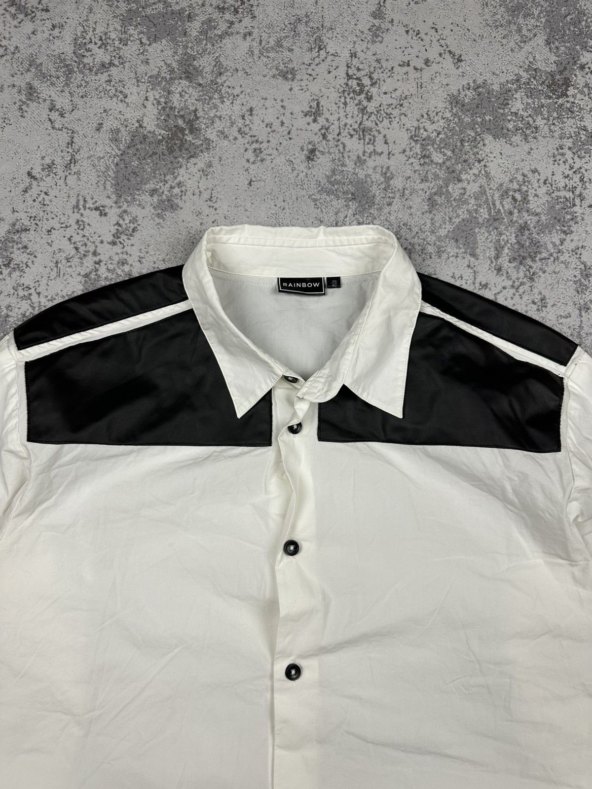 Rainbow Rainbow Contrast Panel Western Shirt Retro Cowboy Vibes Size US M / EU 48-50 / 2 - 6 Thumbnail