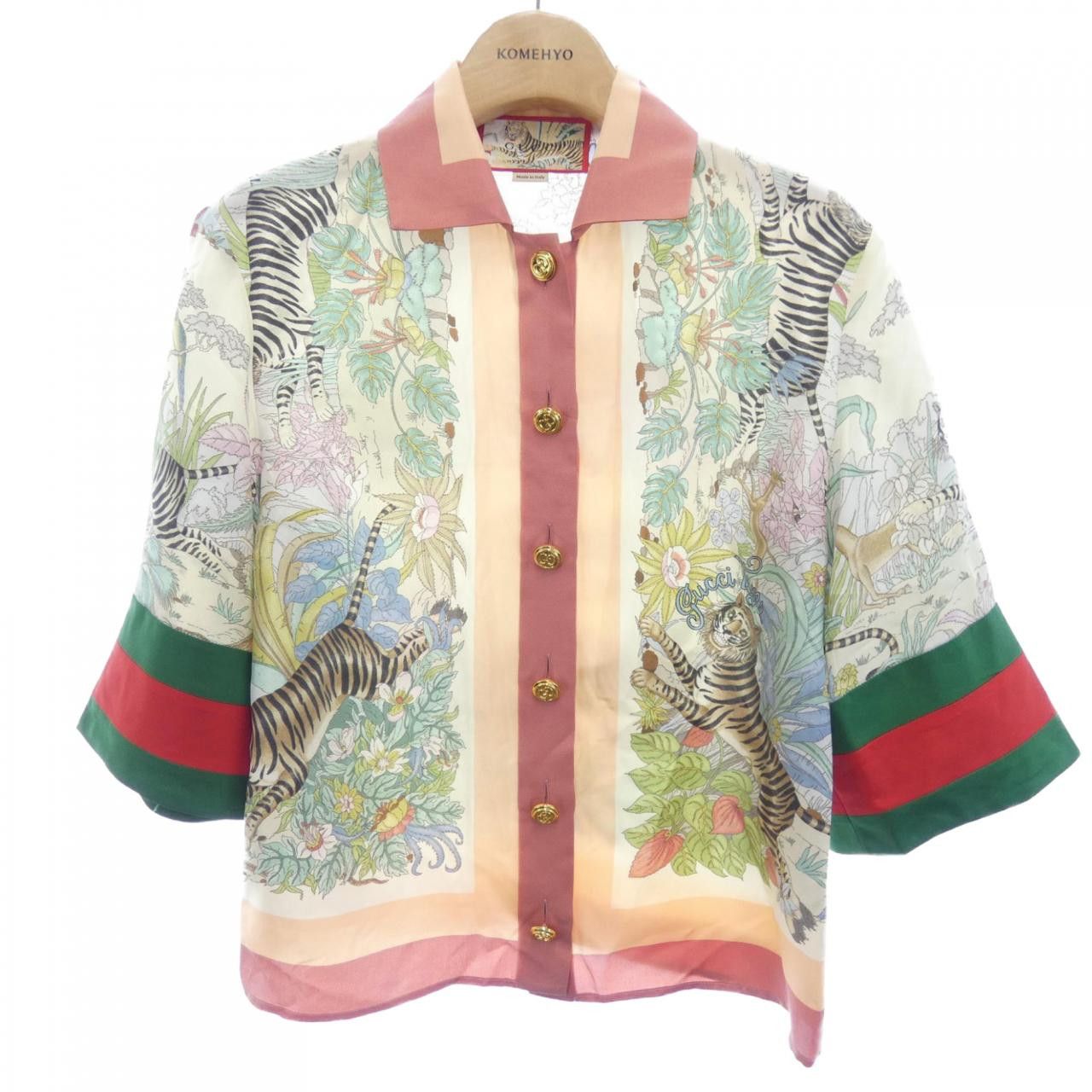 Gucci Gucci S/S Shirt Silk Shirt Others Tops 686270 ZAIKE DUTY FREE for USA