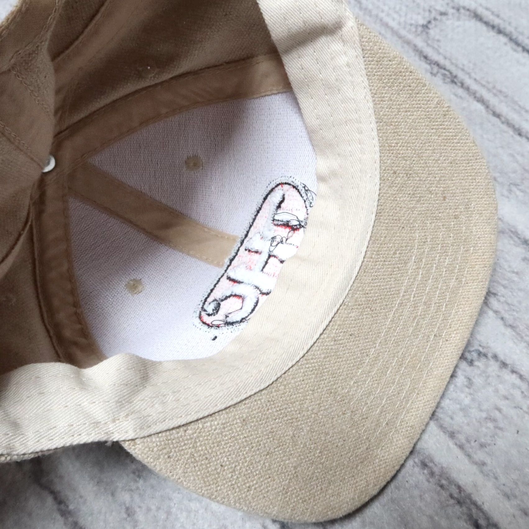 Vintage VINTAGE Hemp Star Hat Snapback Cap White - Adjustable Men Hemp Star Snapback Hat Cap White Vintage Size ONE SIZE - 5 Thumbnail