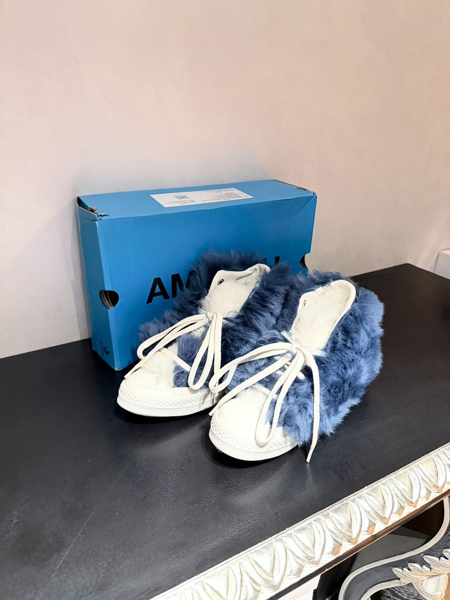 Ambush Design Ambush x Converse Blue White High-Top Sneakers Size US 6 / IT 36 - 1 Thumbnail