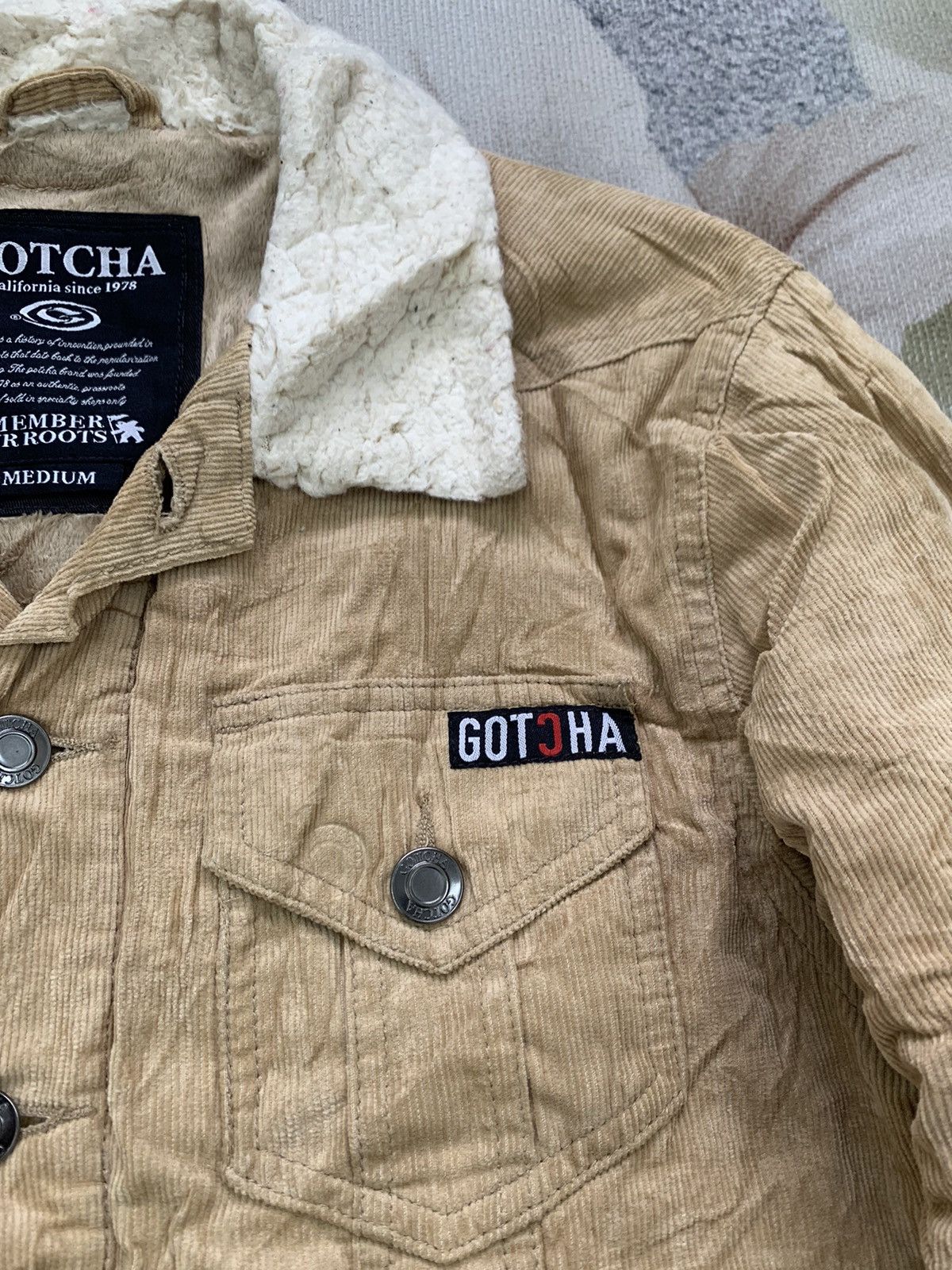Gotcha Gotcha Embroidered House Of Gotcha Corduroy Jacket Size US M / EU 48-50 / 2 - 5 Thumbnail
