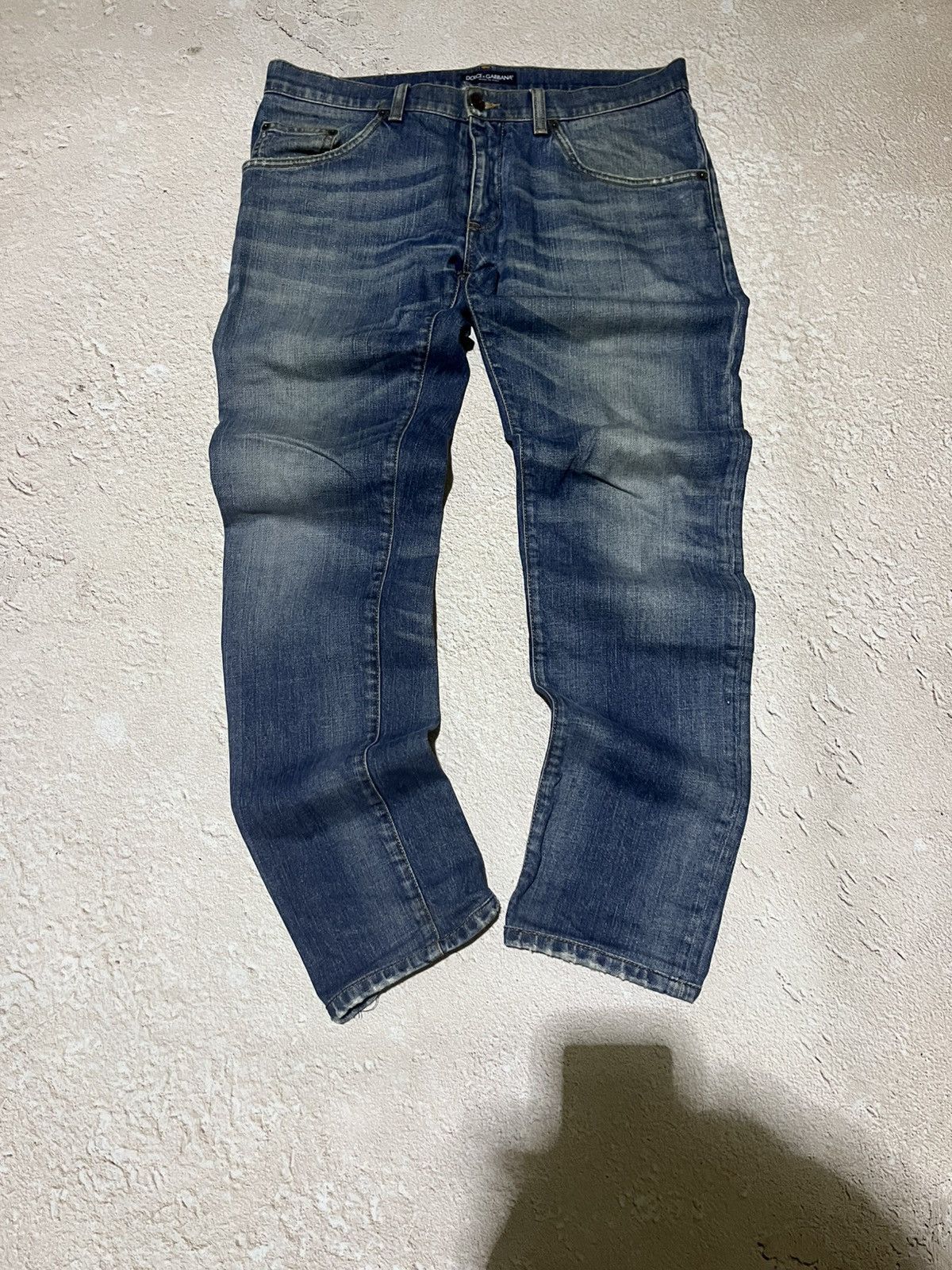 Dolce & Gabbana Dolce & Gabbana Archive Faded Blue Denim Jeans Y2K Size US 33 - 9 Thumbnail