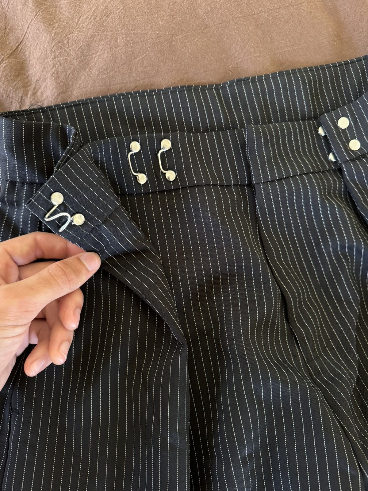 basketcase gallery Basketcase Gallery Caldwell Pinstripe Pants Size US 32 / EU 48 - 3 Thumbnail