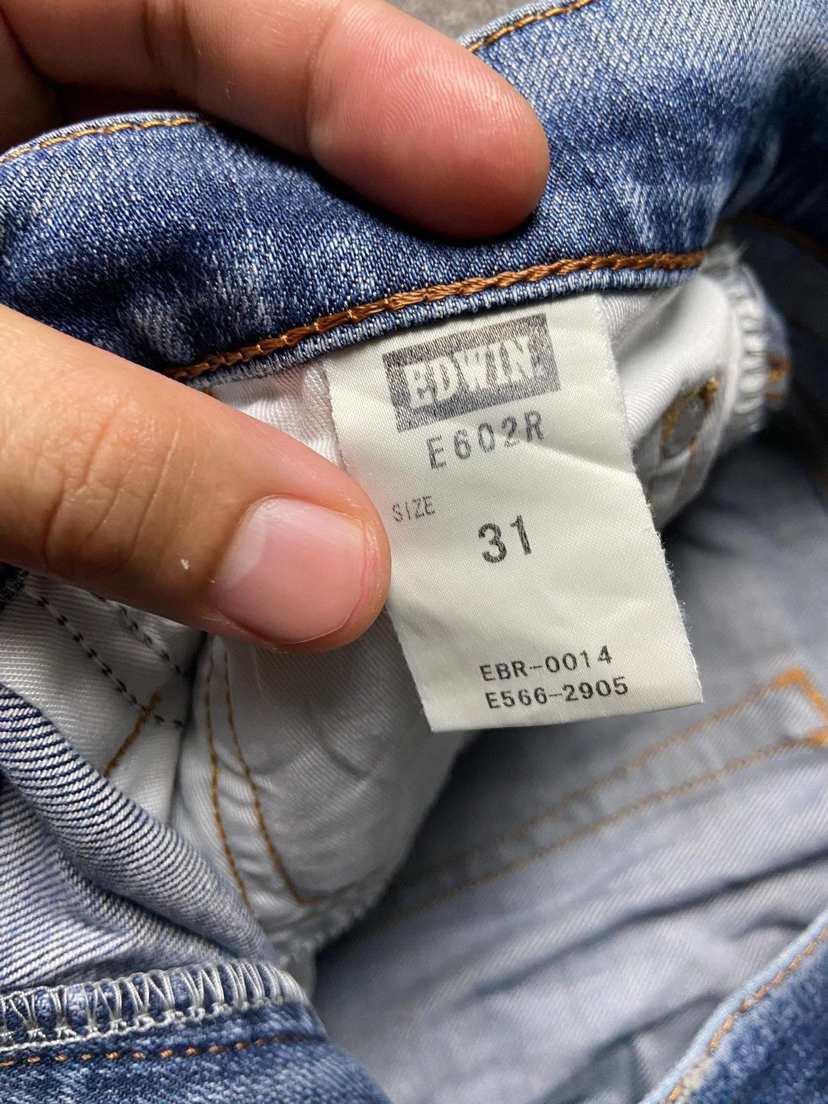 Edwin Edwin 602 Distressed Denim Jeans (162) Size US 31 - 4 Thumbnail