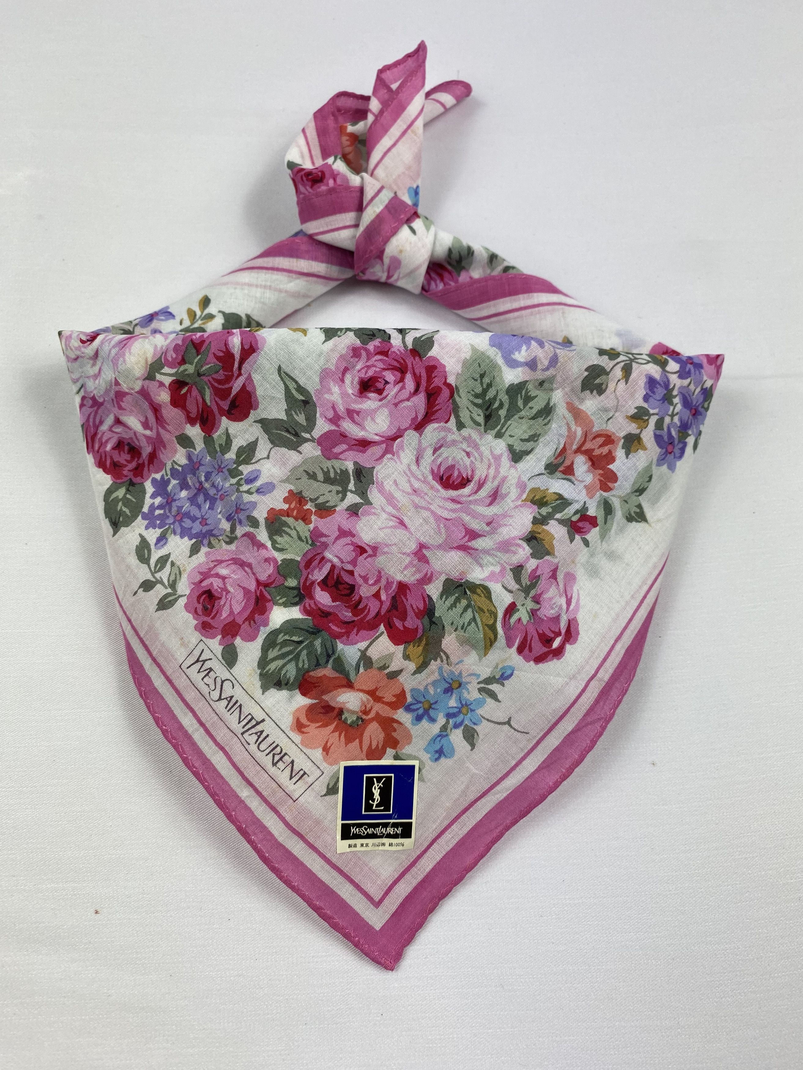 Yves Saint Laurent Yves Saint Laurent Handkerchief / Bandana / Neckerchief Size ONE SIZE - 1 Thumbnail