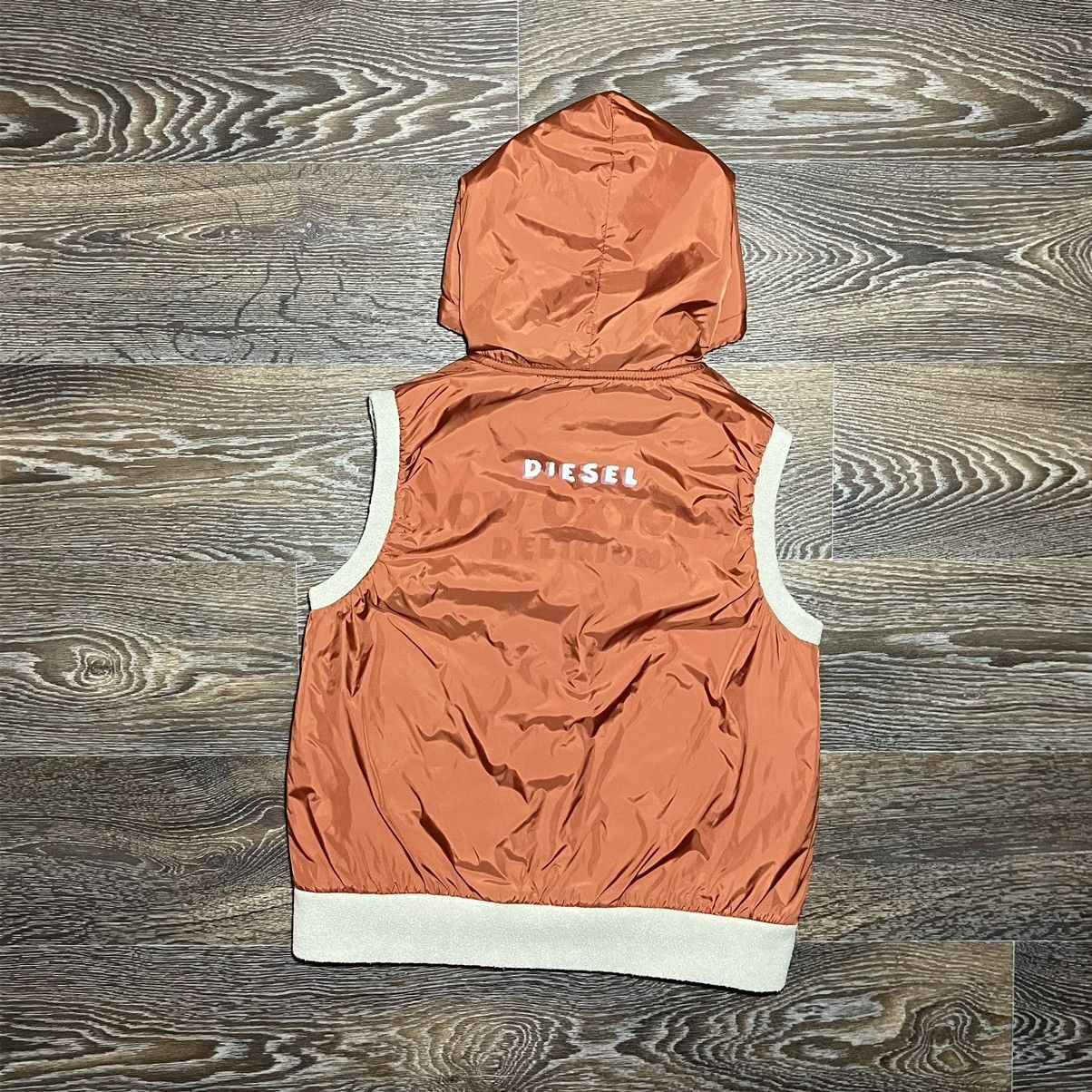 Diesel Vintage Y2K DIESEL Reversible Nylon/Fleece Womens Vest Size S / US 4 / IT 40 - 3 Thumbnail