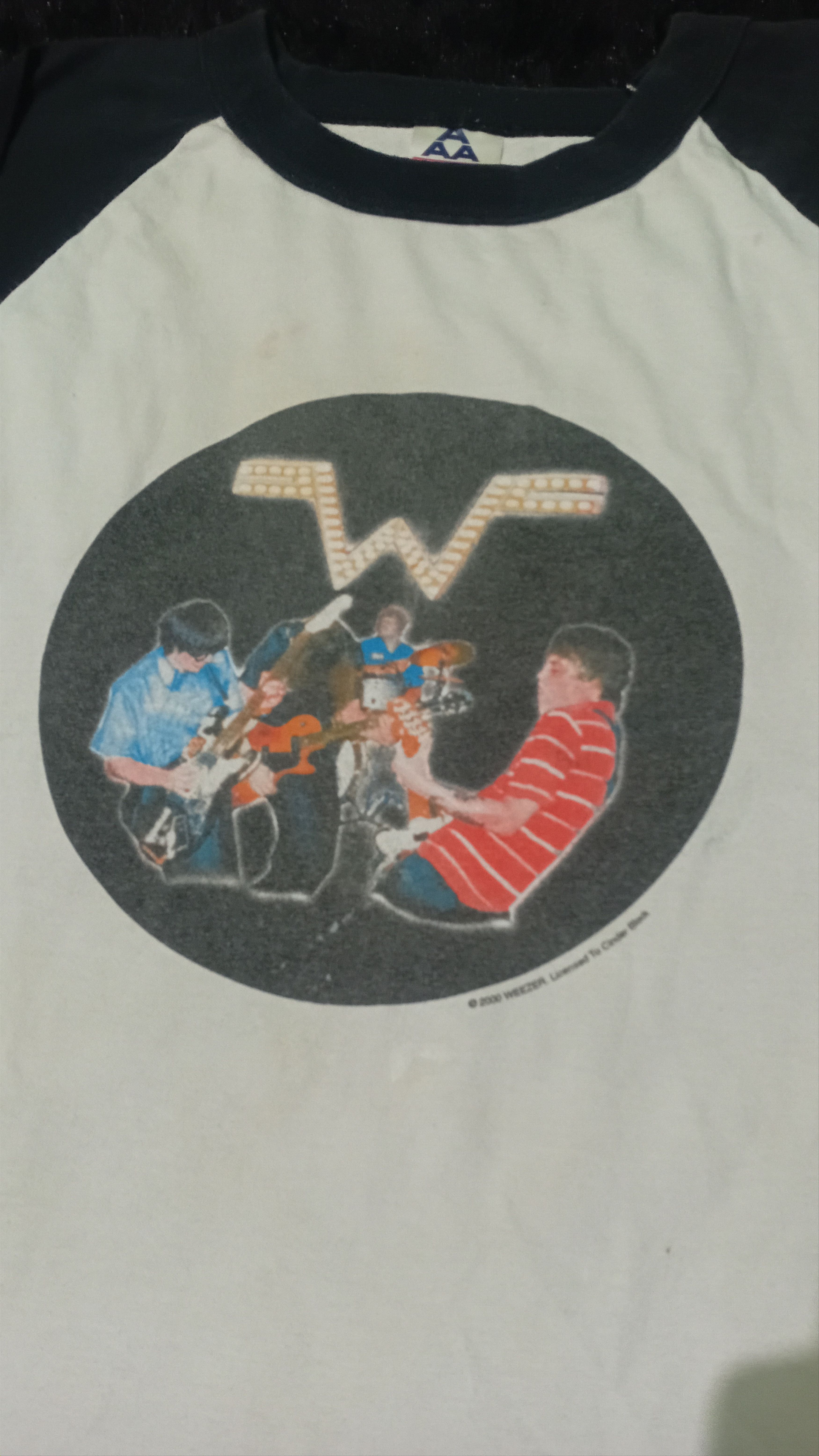 Band Tees × Vintage Vintage Weezer Raglan Shirt Size US XL / EU 56 / 4 - 6 Thumbnail