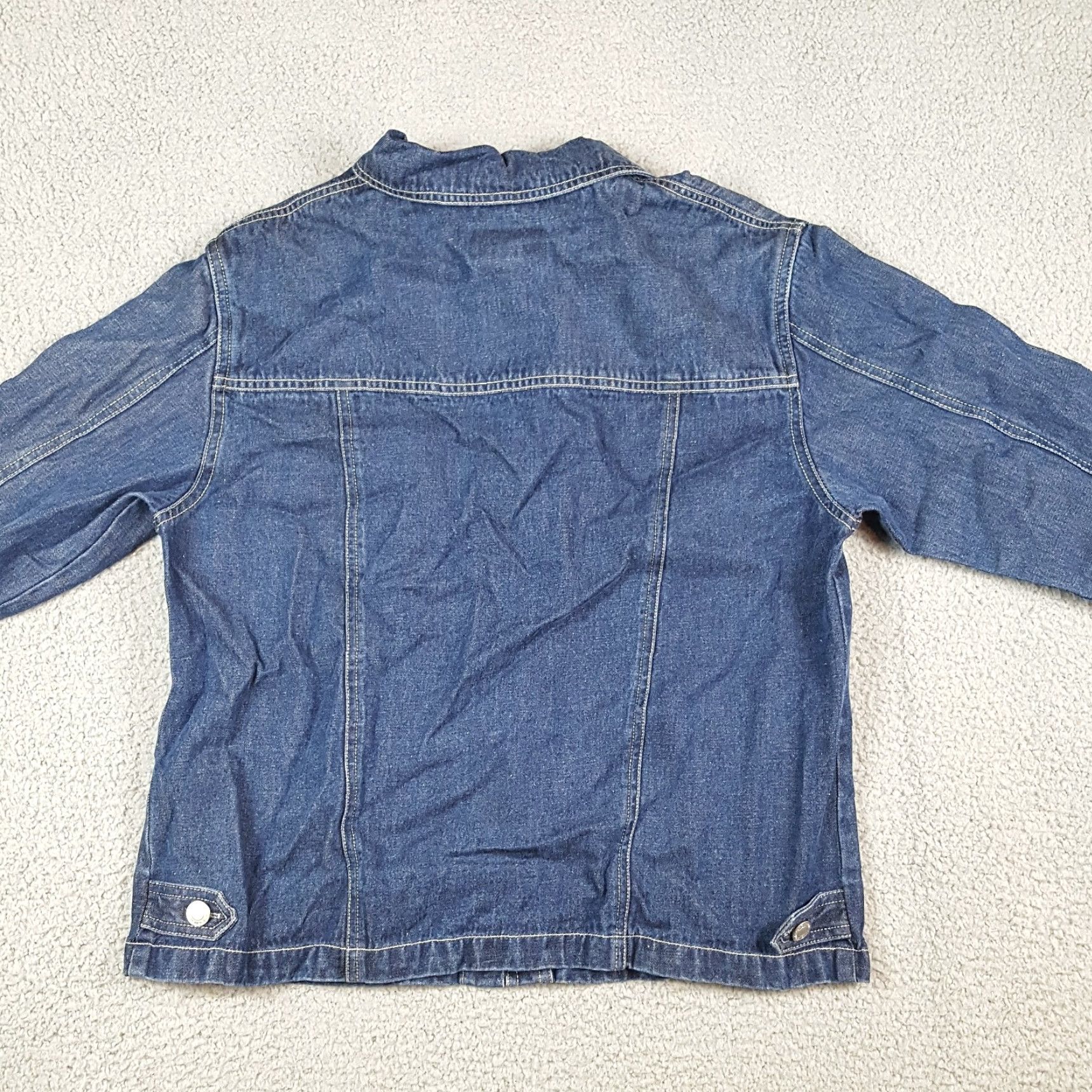 Pendleton VINTAGE Pendleton Denim Trucker Jacket Women's Size M Jean Jacket Western Cowgirl Retro Size 32" / US 10 / IT 46 - 5 Thumbnail