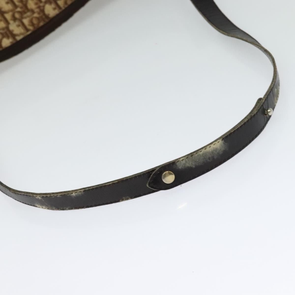 Dior DIOR Trotter Canvas Shoulder Bag Brown Gold Size ONE SIZE - 7 Thumbnail