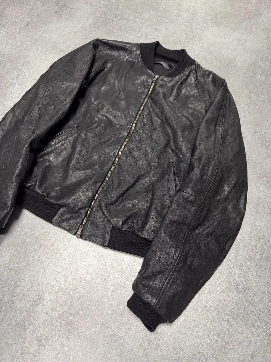 Haider Ackermann FW2015 Haider Ackermann Sample MA-1 Bomber Leather Jacket Size US S / EU 44-46 / 1 - 2 Thumbnail