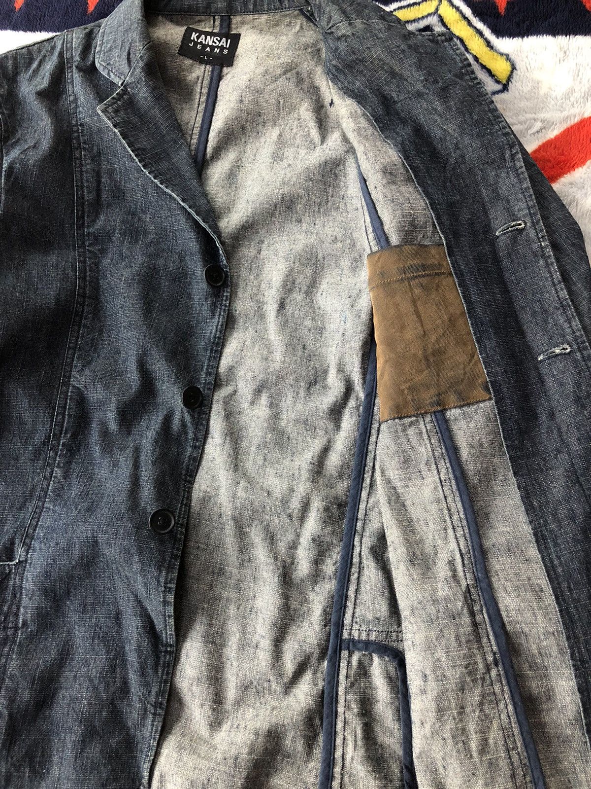 Kansai Yamamoto Vintage Kansai Jeans Denim Jacket Size US L / EU 52-54 / 3 - 10 Thumbnail