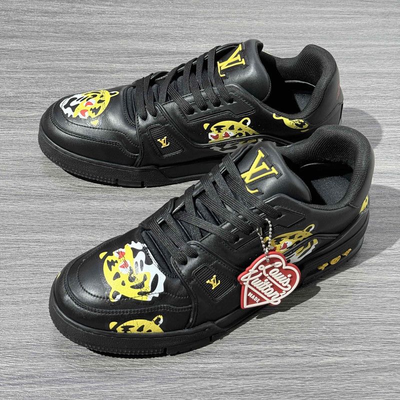 Louis Vuitton Nigo x Louis Vuitton Low-Top Sneakers 0079 Size US 10 / EU 43 - 1 Thumbnail