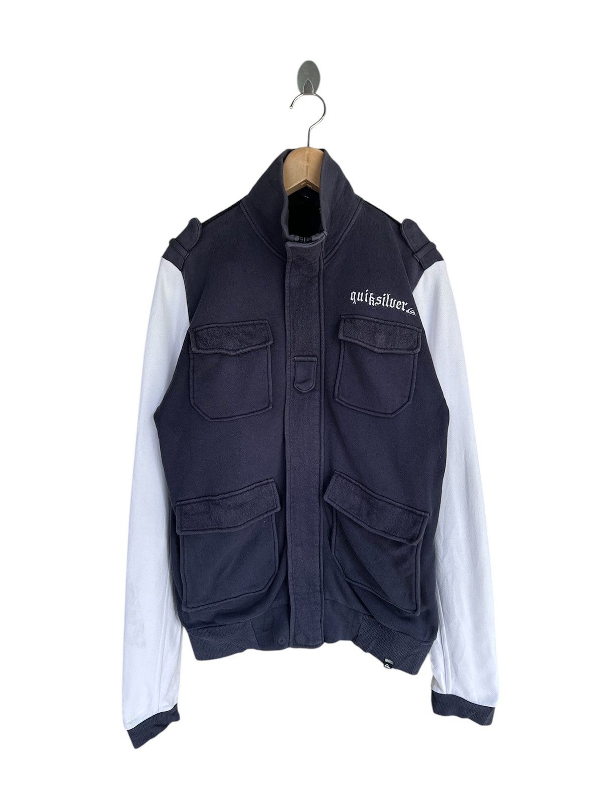 Quiksilver Vintage Quiksilver Tactical Pocket Jacket Size US S / EU 44-46 / 1 - 1 Thumbnail