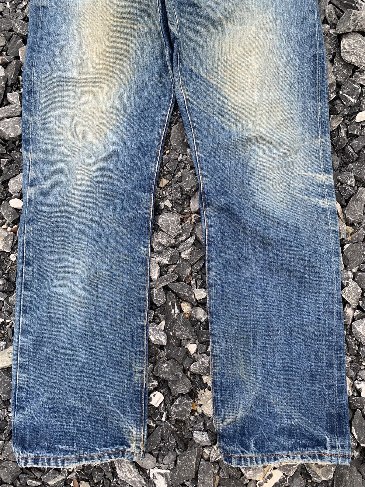 Japanese Brand VINTAGE FIRST STANDARD CO RUSTY FADED DISTRESSED DENIM Size US 33 - 8 Thumbnail