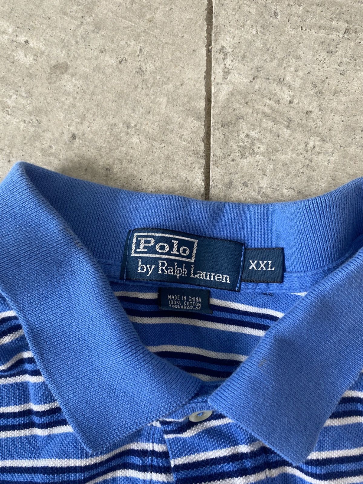 Polo Ralph Lauren Polo Ralph Lauren Striped Logo Shirt Size US XXL / EU 58 / 5 - 4 Thumbnail