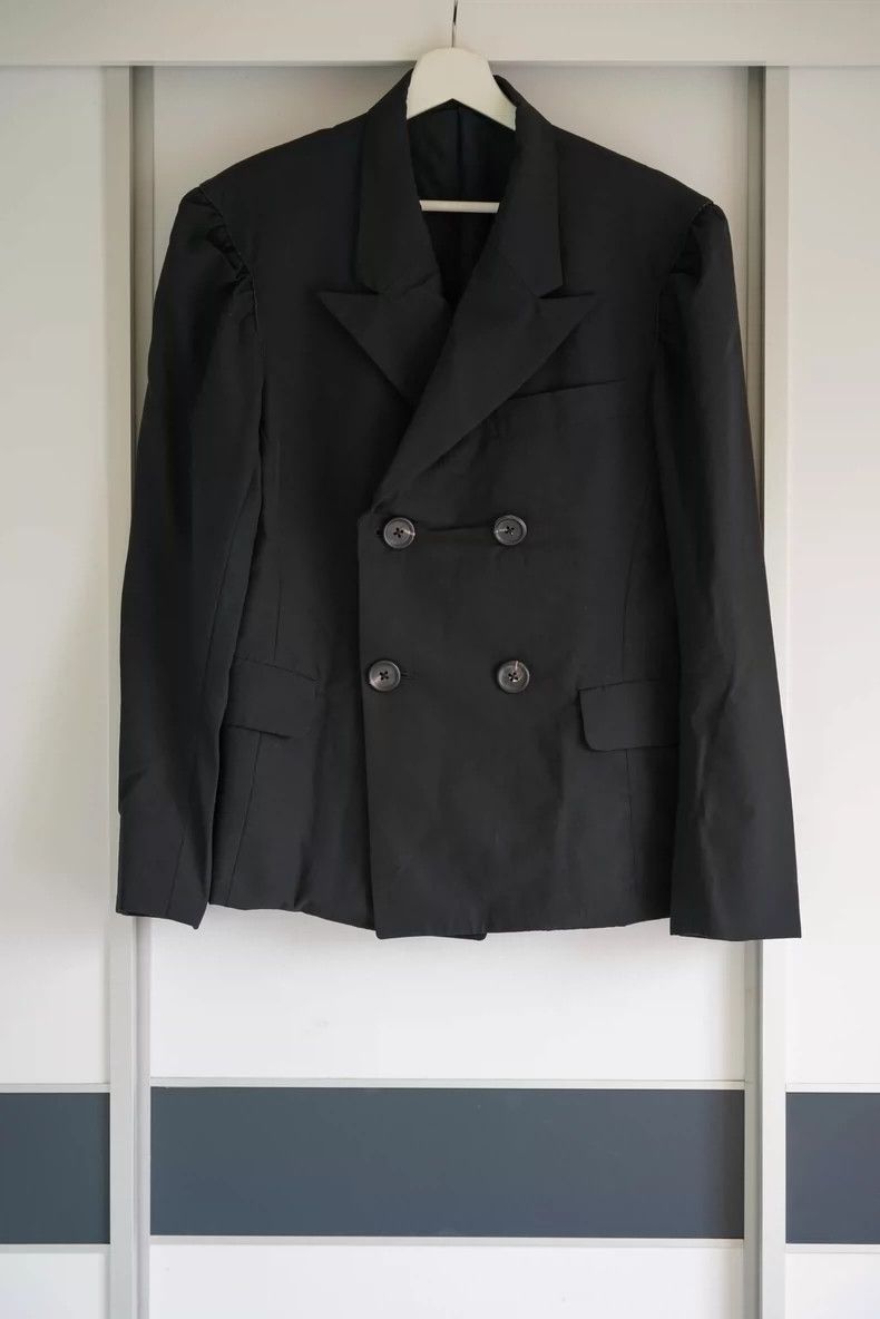 Yohji Yamamoto Yohji Yamamoto size l 91ss Naples Waterfall Sleeve Suit 250 Size 38R - 1 Thumbnail