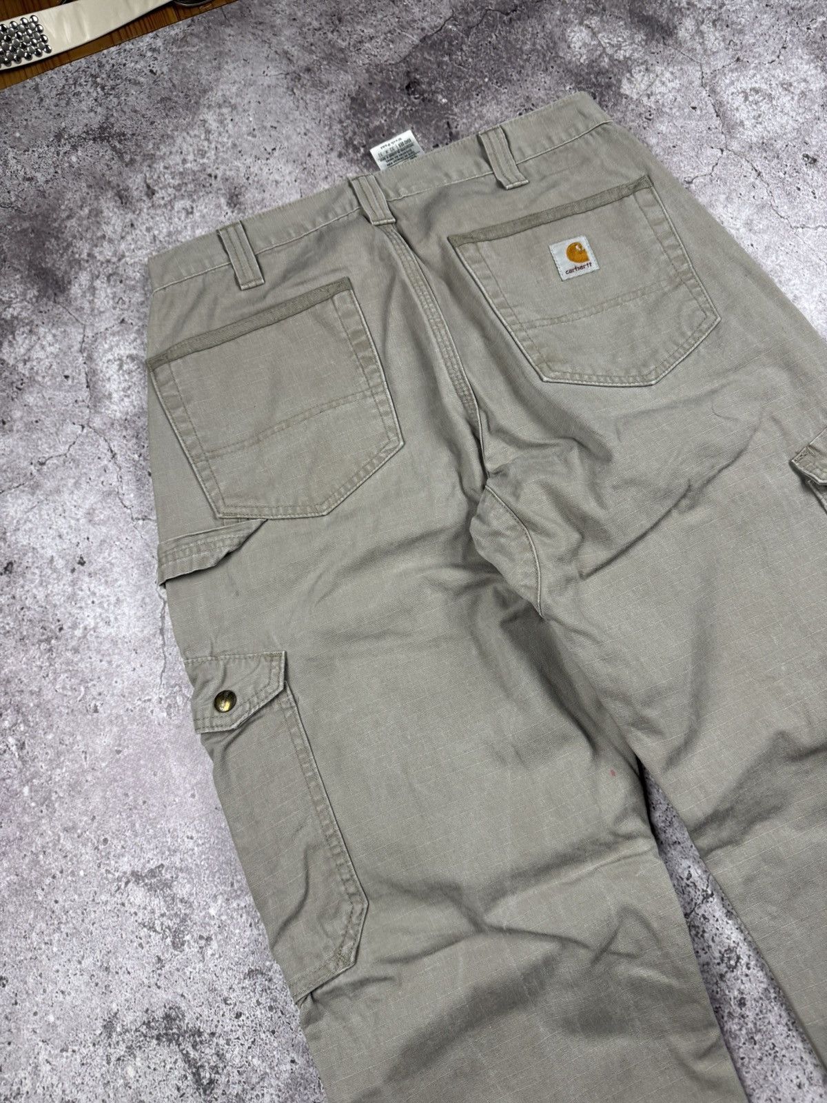 Carhartt 🟤Crazy Baggy Vintage Carhartt Double knee workwear pants🟤 Size US 32 / EU 48 - 11 Thumbnail