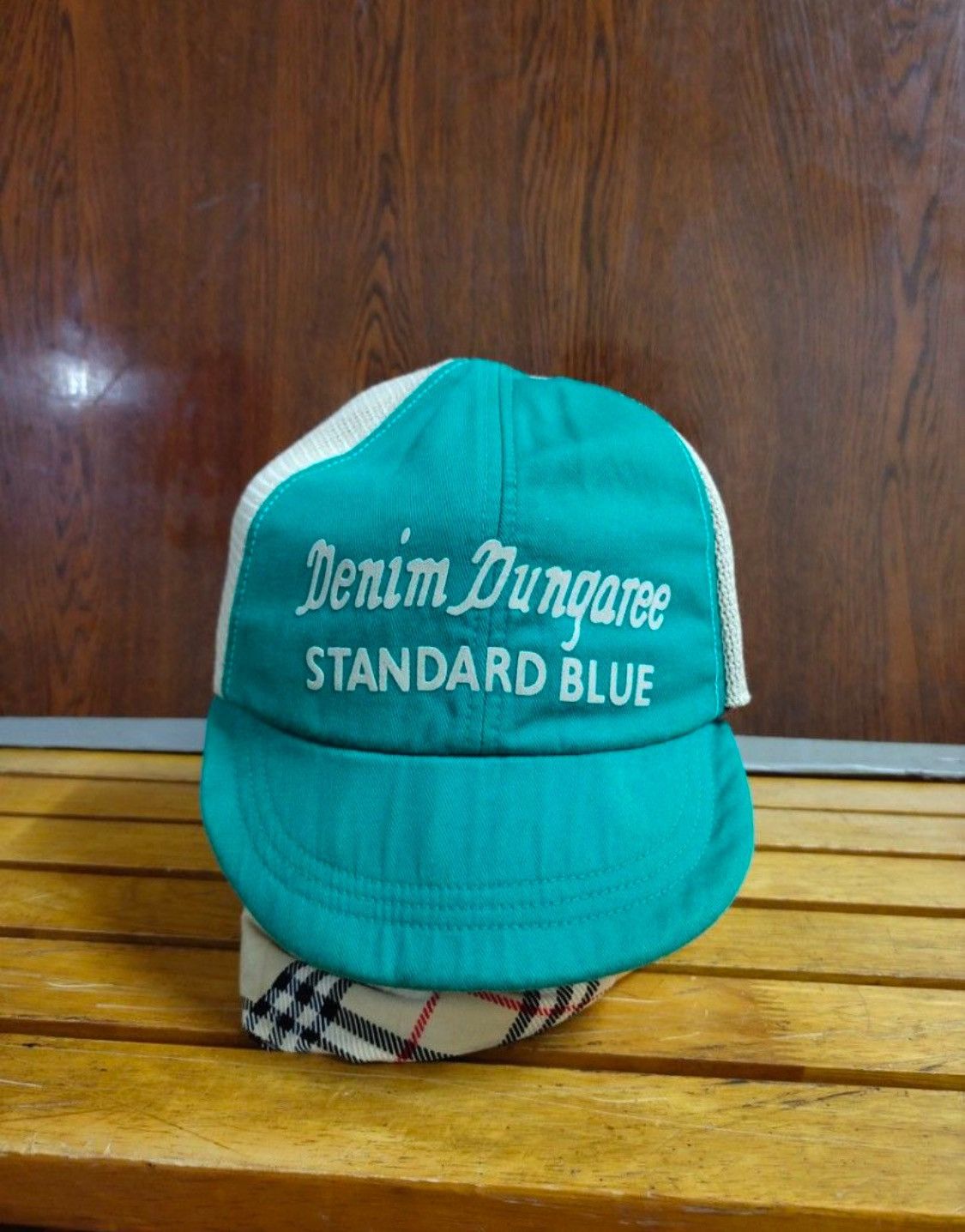 Japanese Brand × Kapital DENIM DUNGAREE REVERSIBLE HAT VINTAGE BASEBALL DESIGN Size ONE SIZE - 3 Thumbnail