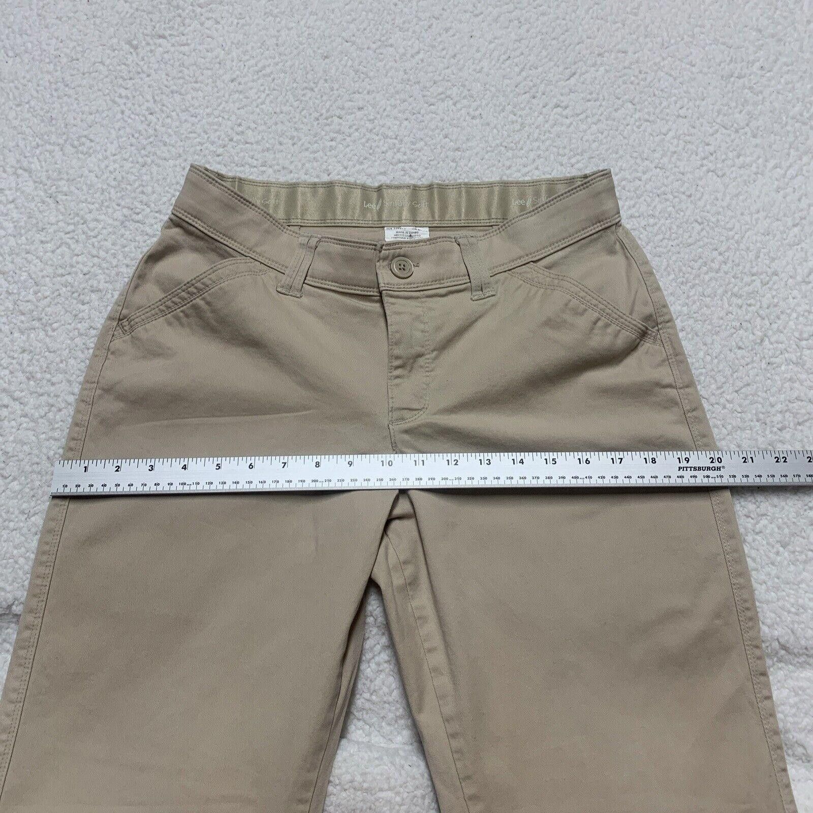 Lee Lee Sinfully Soft Women's Medium Beige Mid Rise Jeans Size 32" / US 10 / IT 46 - 6 Thumbnail