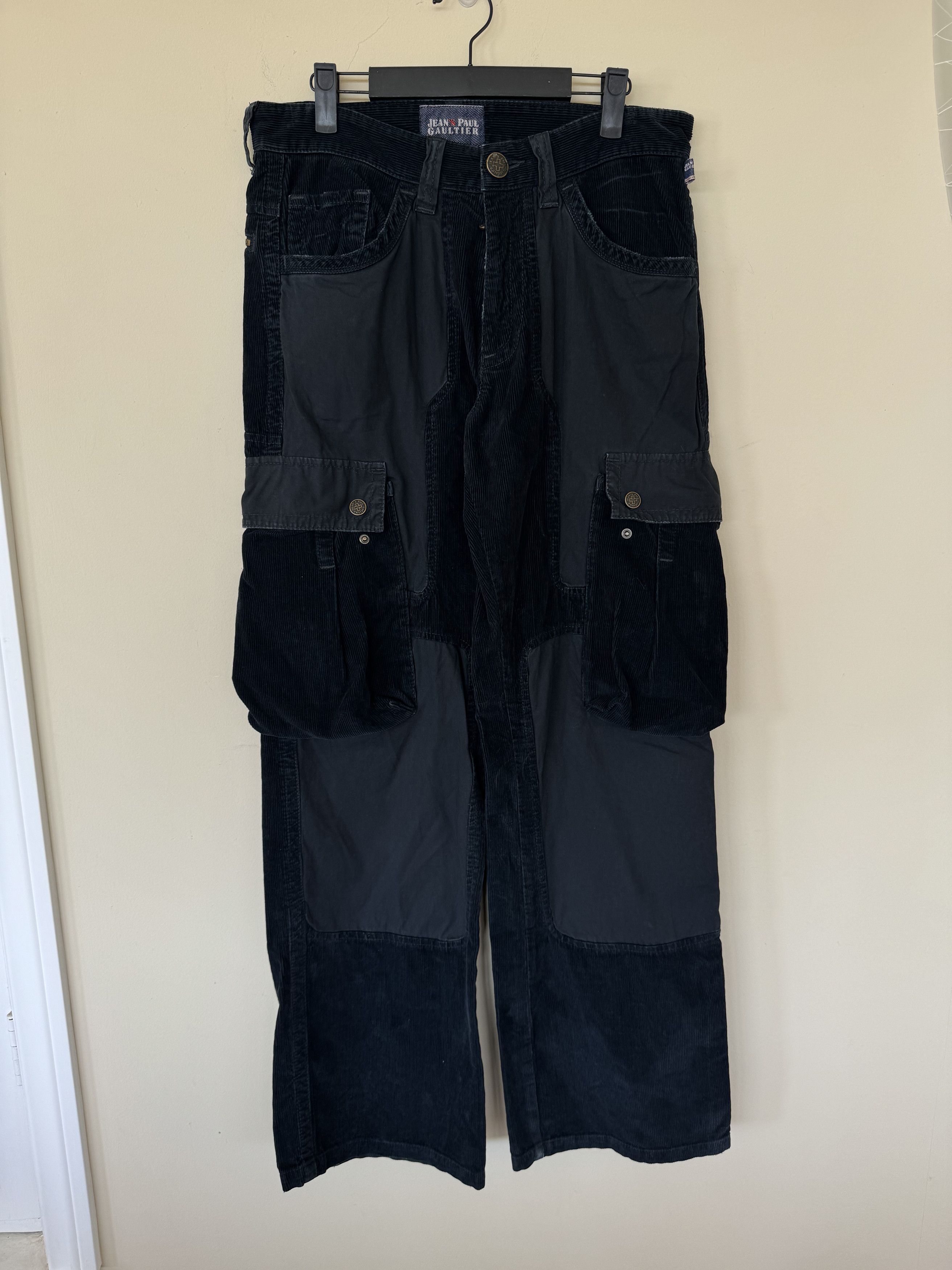 Jean Paul Gaultier JPG Cargo Corduroy Size US 30 / EU 46 - 1 Thumbnail