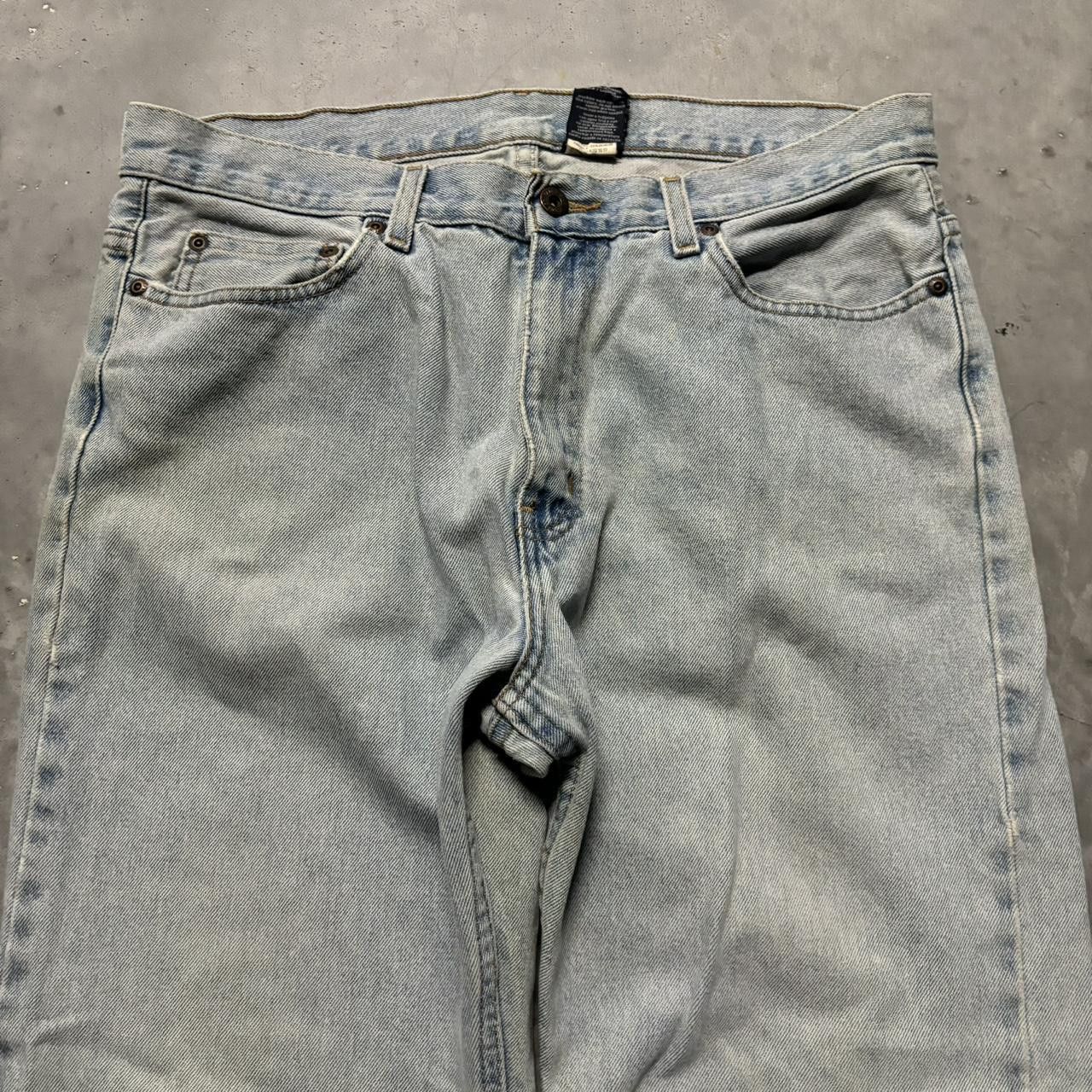 Japanese Brand × Vintage Vintage Y2K/2000s Grunge Light Wash Skater Denim Jeans! Size US 34 / EU 50 - 5 Thumbnail