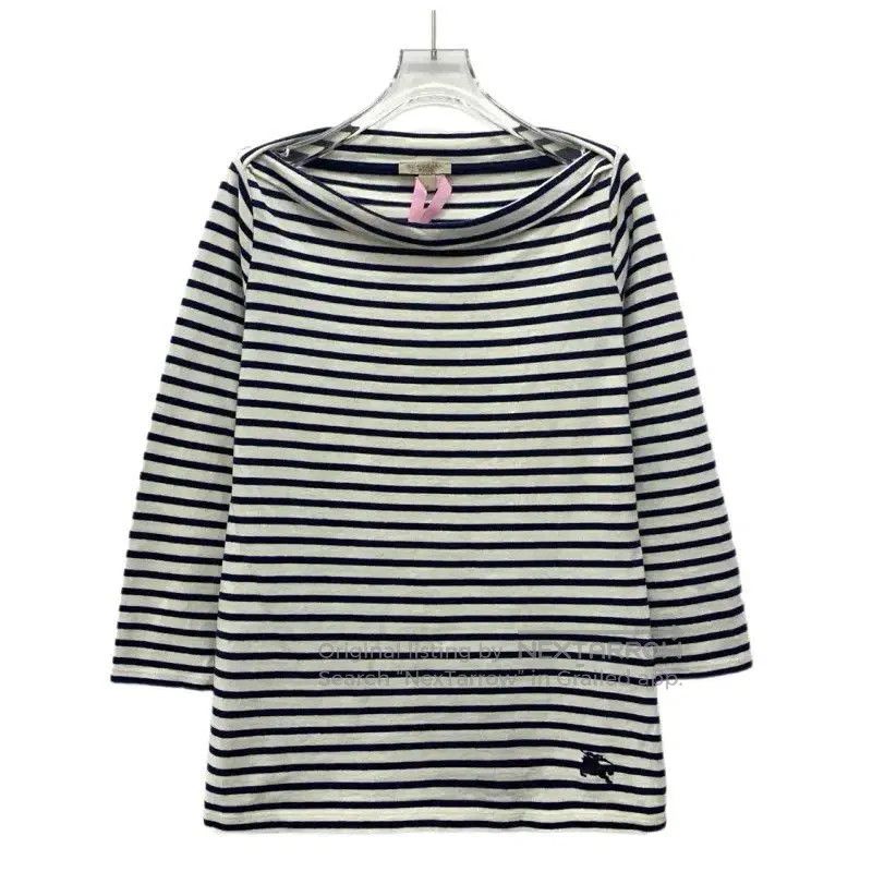 Burberry Burberry Striped Cotton T-Shirt for Women. Size M / US 6-8 / IT 42-44 - 1 Thumbnail